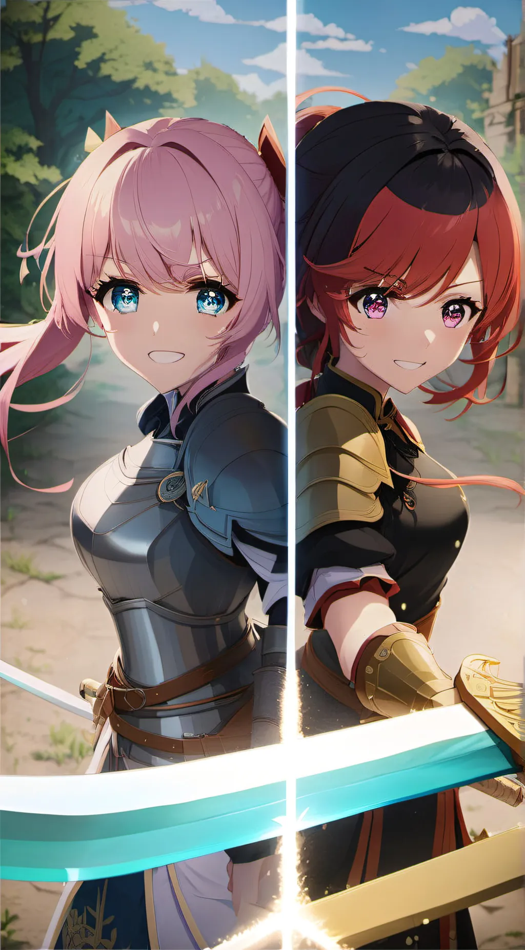 ai character: Ruby & Noona background