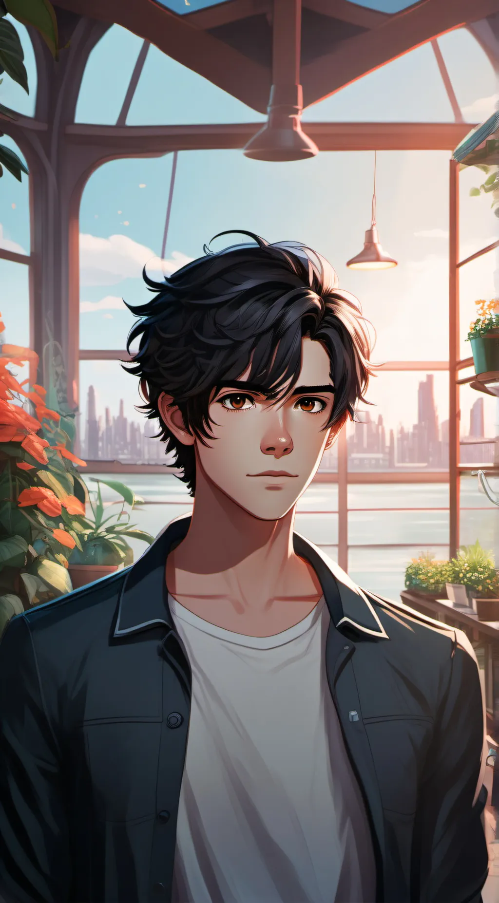 ai character: Alex Woods background