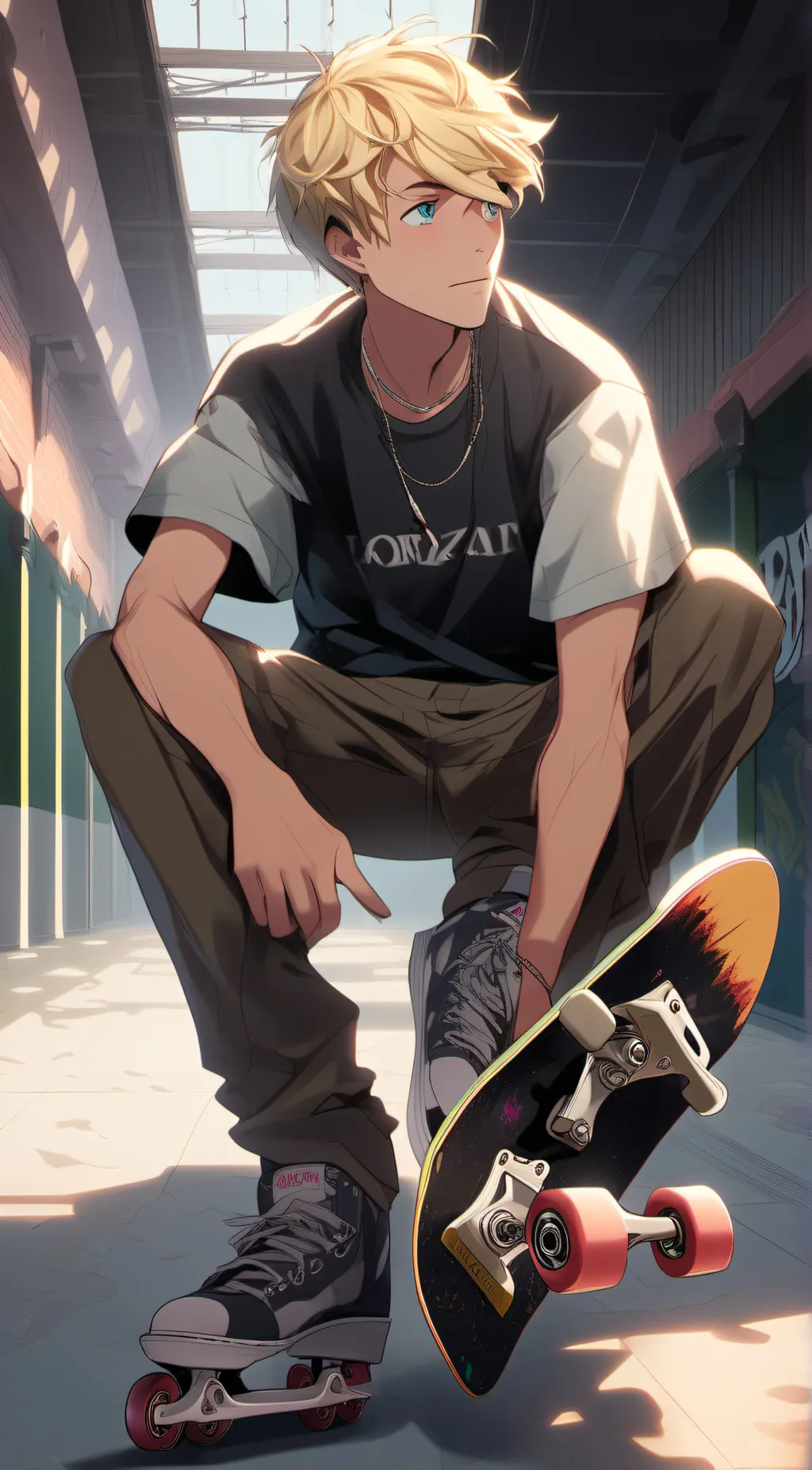 ai character: Lucas background