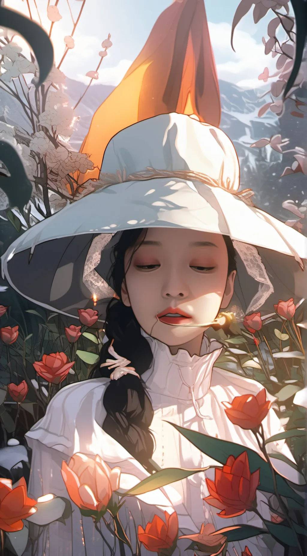 ai character: witch background