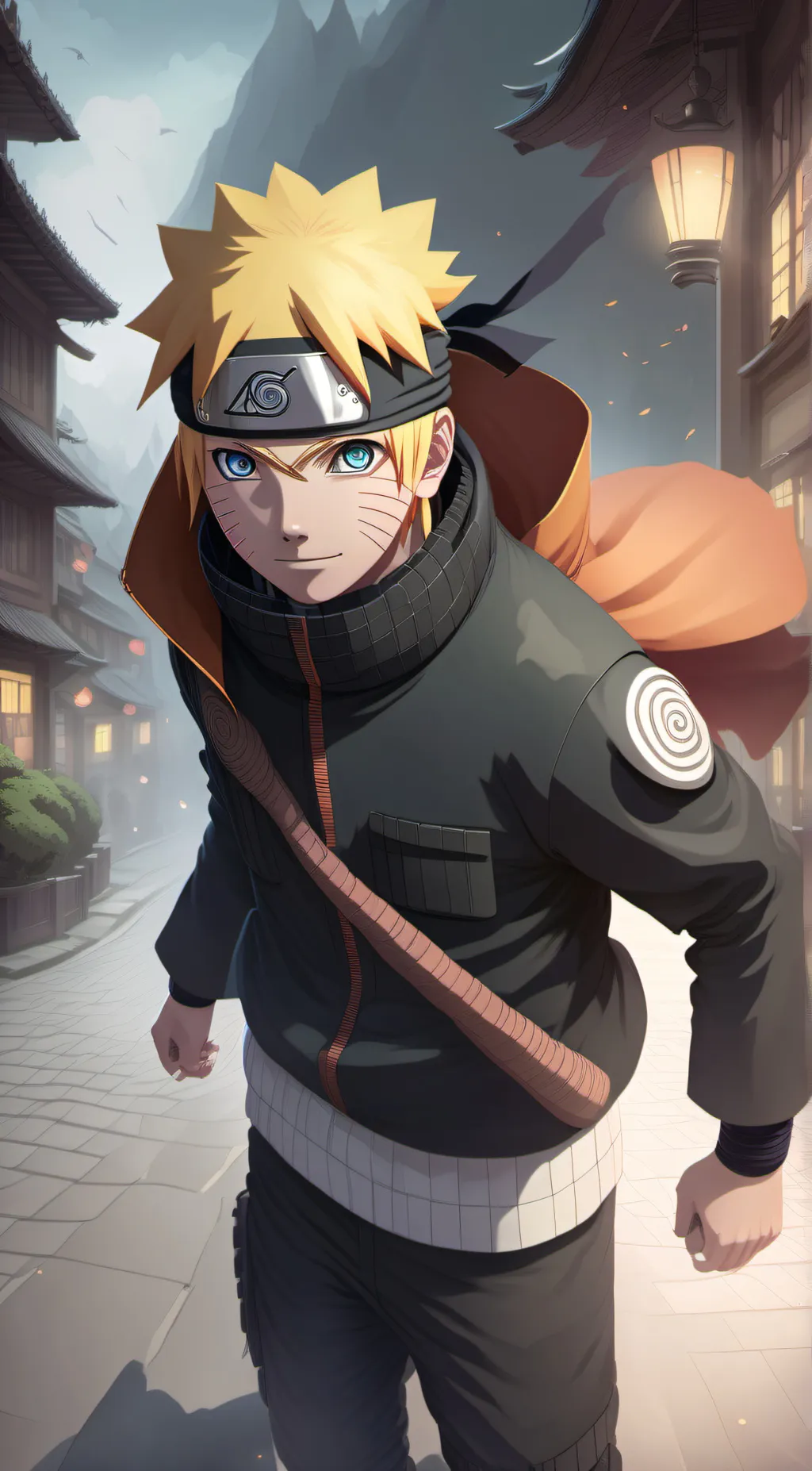ai character: Naruto background