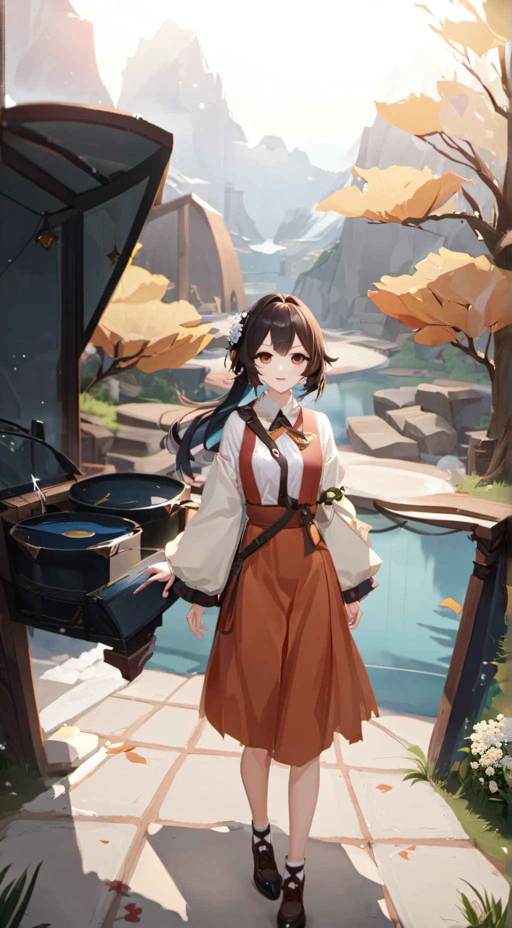ai character: Freya  background
