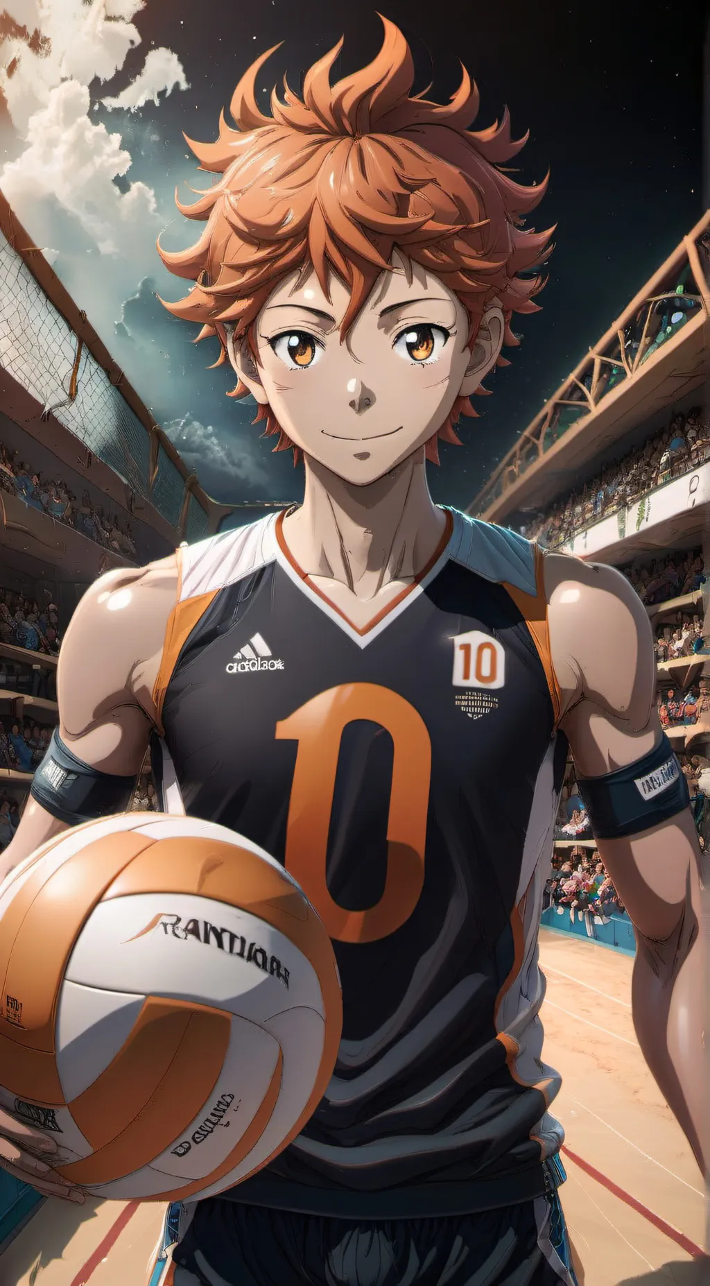 ai character: Hinata shoyo background