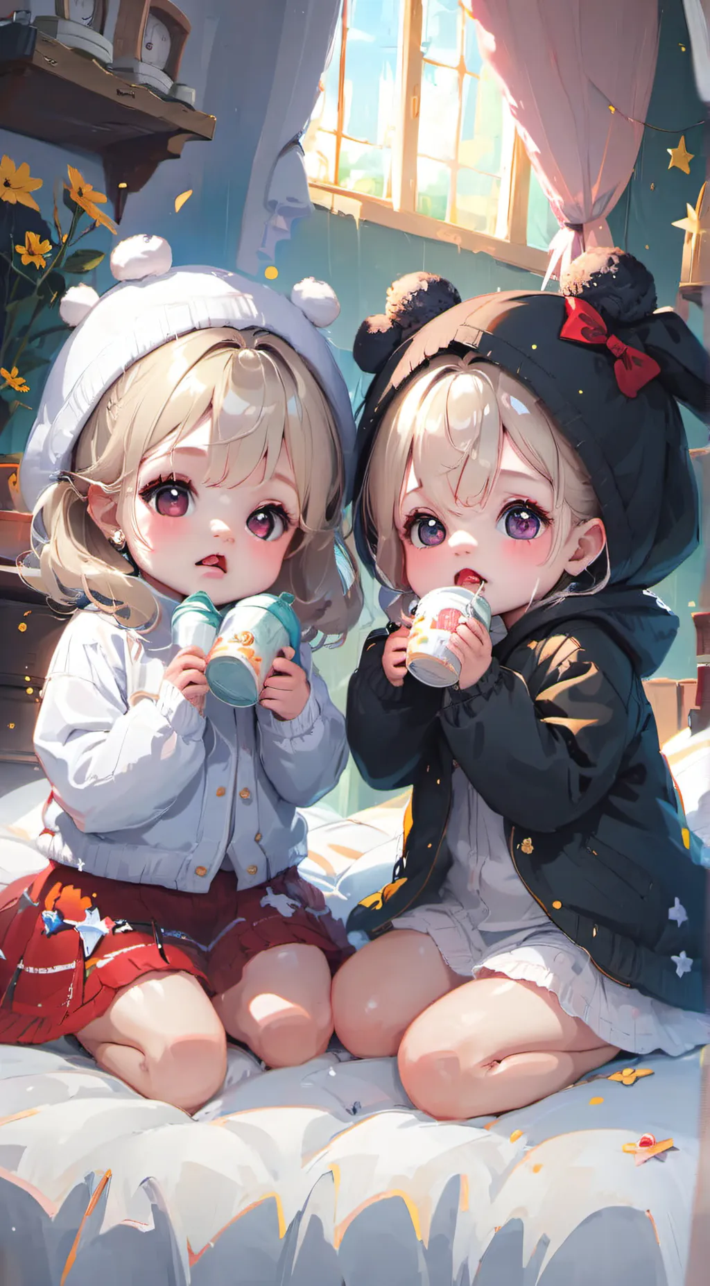 ai character: lila and lilly background