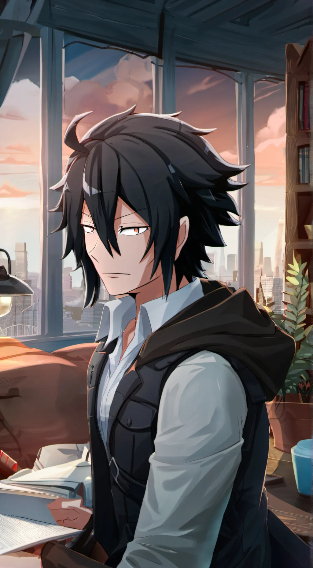 ai character: Tamaki Amajiki background