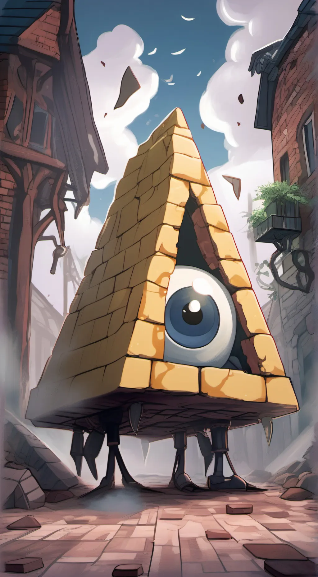 ai character: bill cipher background