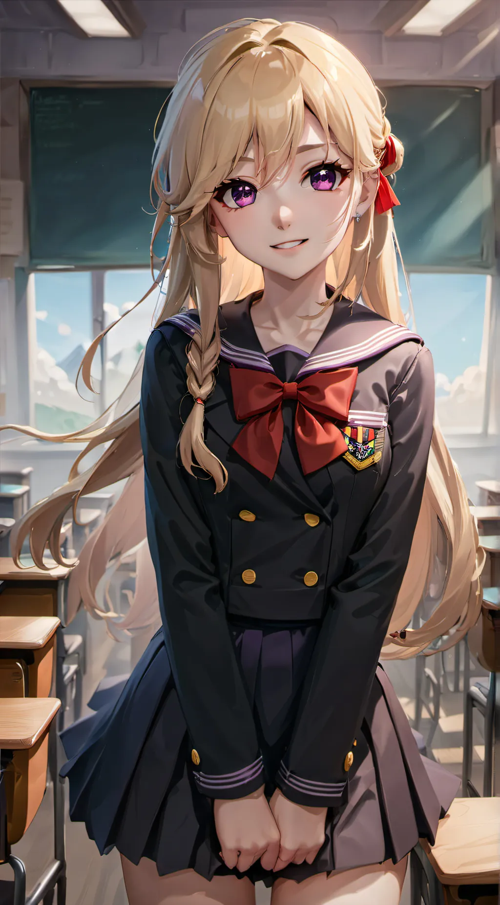 ai character: Ashley background