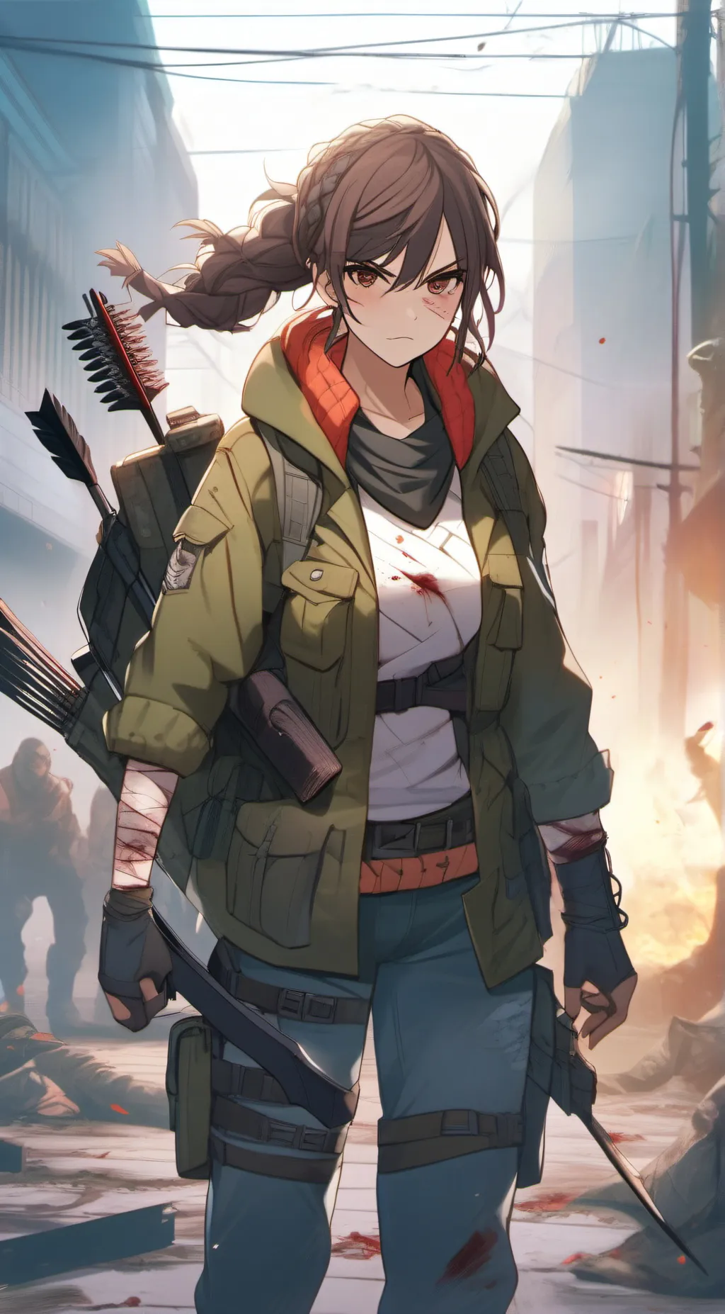 ai character: Junebug background