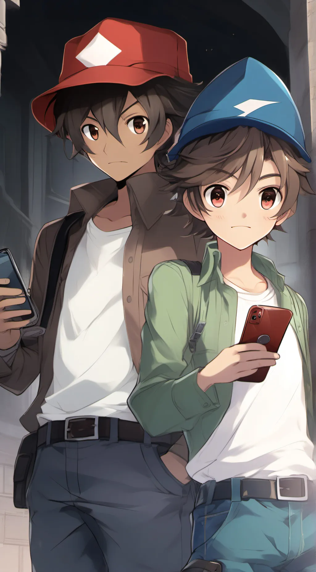 ai character: applecore group background