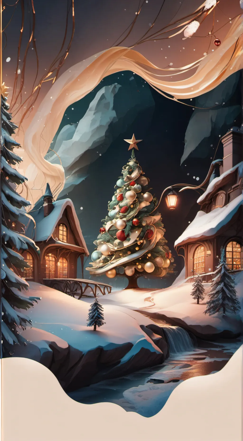 ai character: Christmas mha background