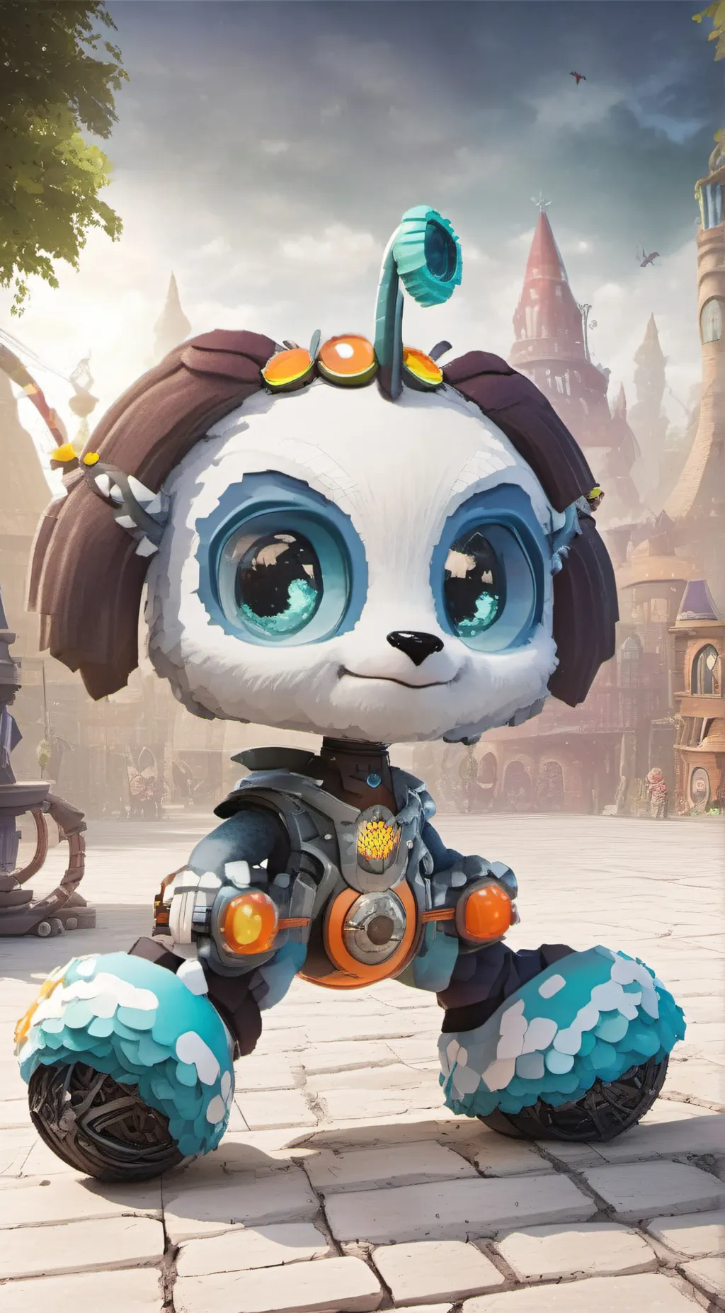 ai character: zooble  background