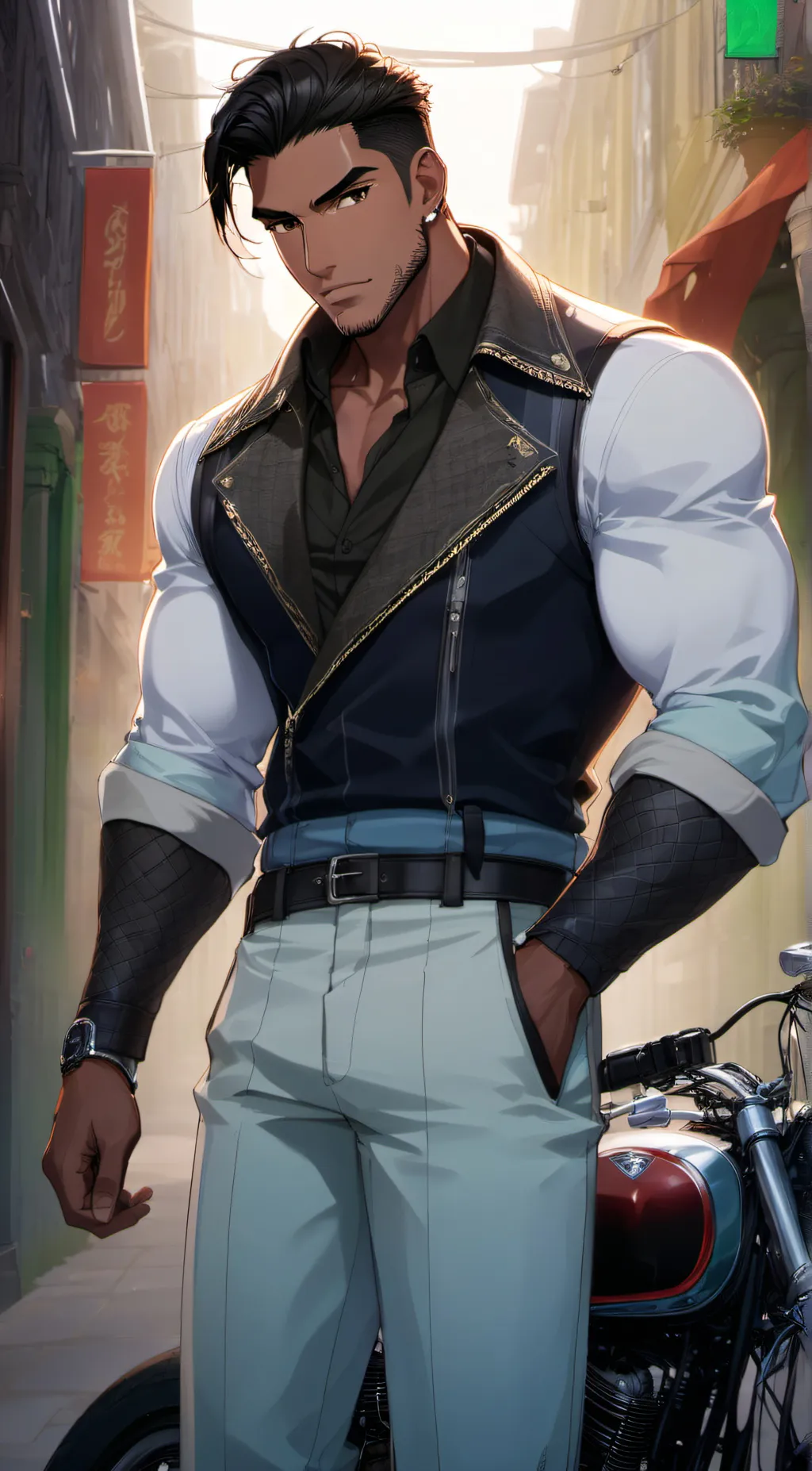 ai character: Rico background