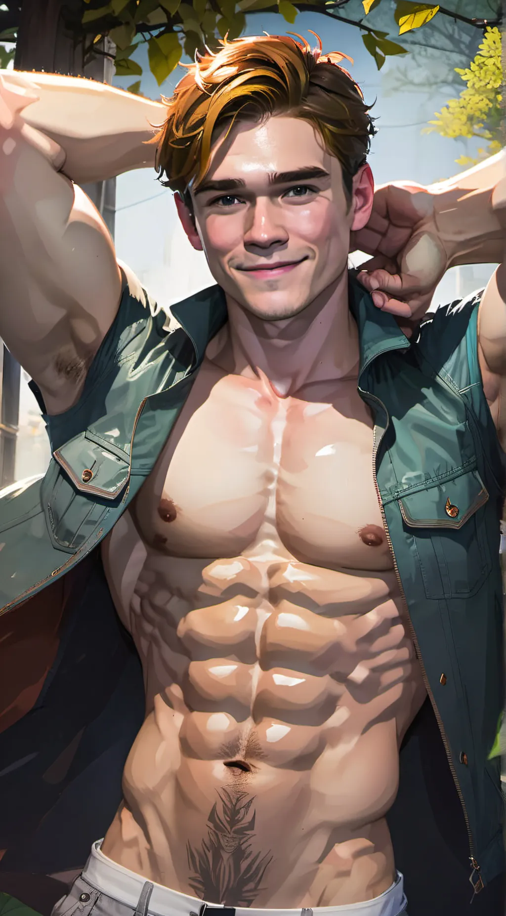 ai character: K.J. Apa background