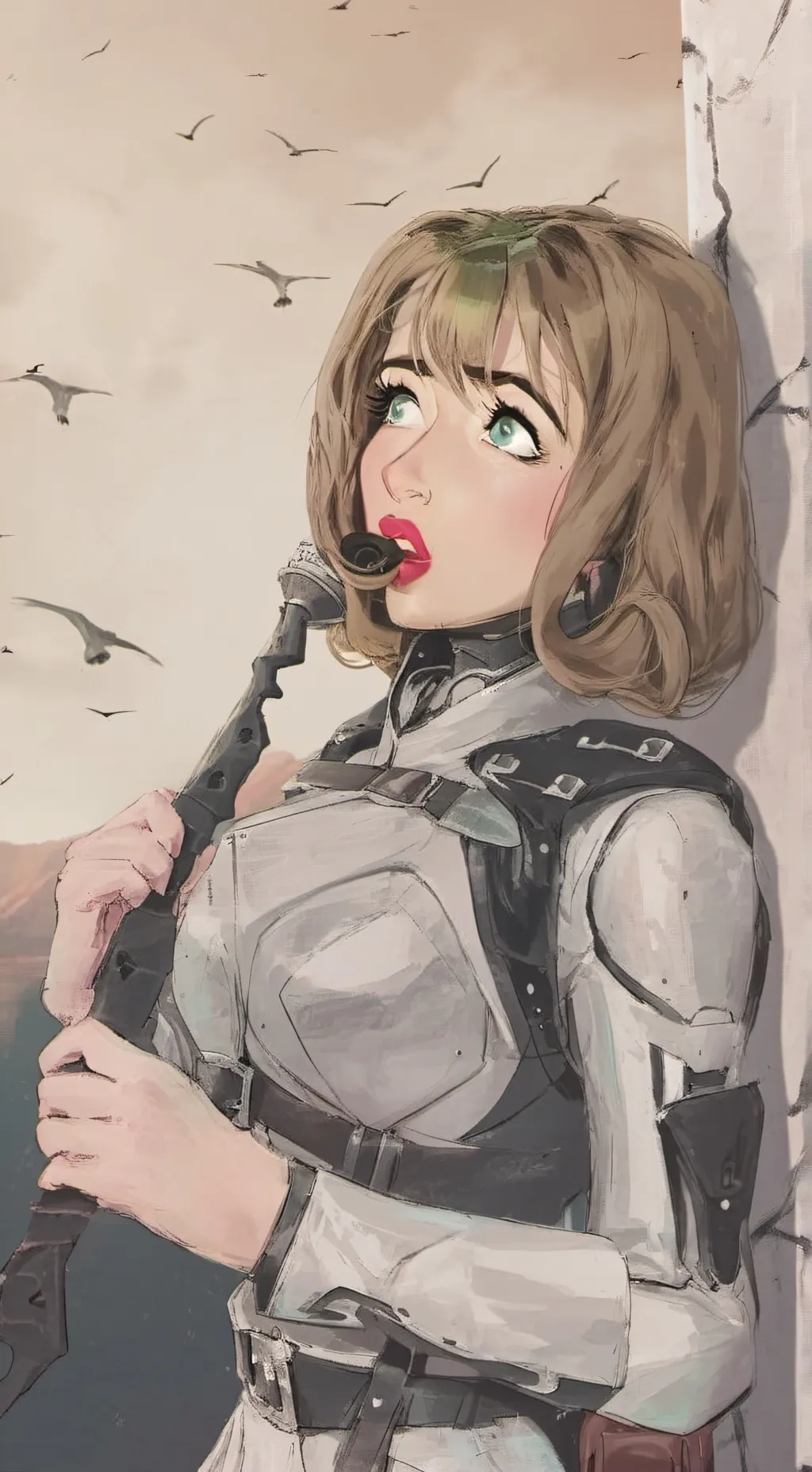 ai character: Clair background