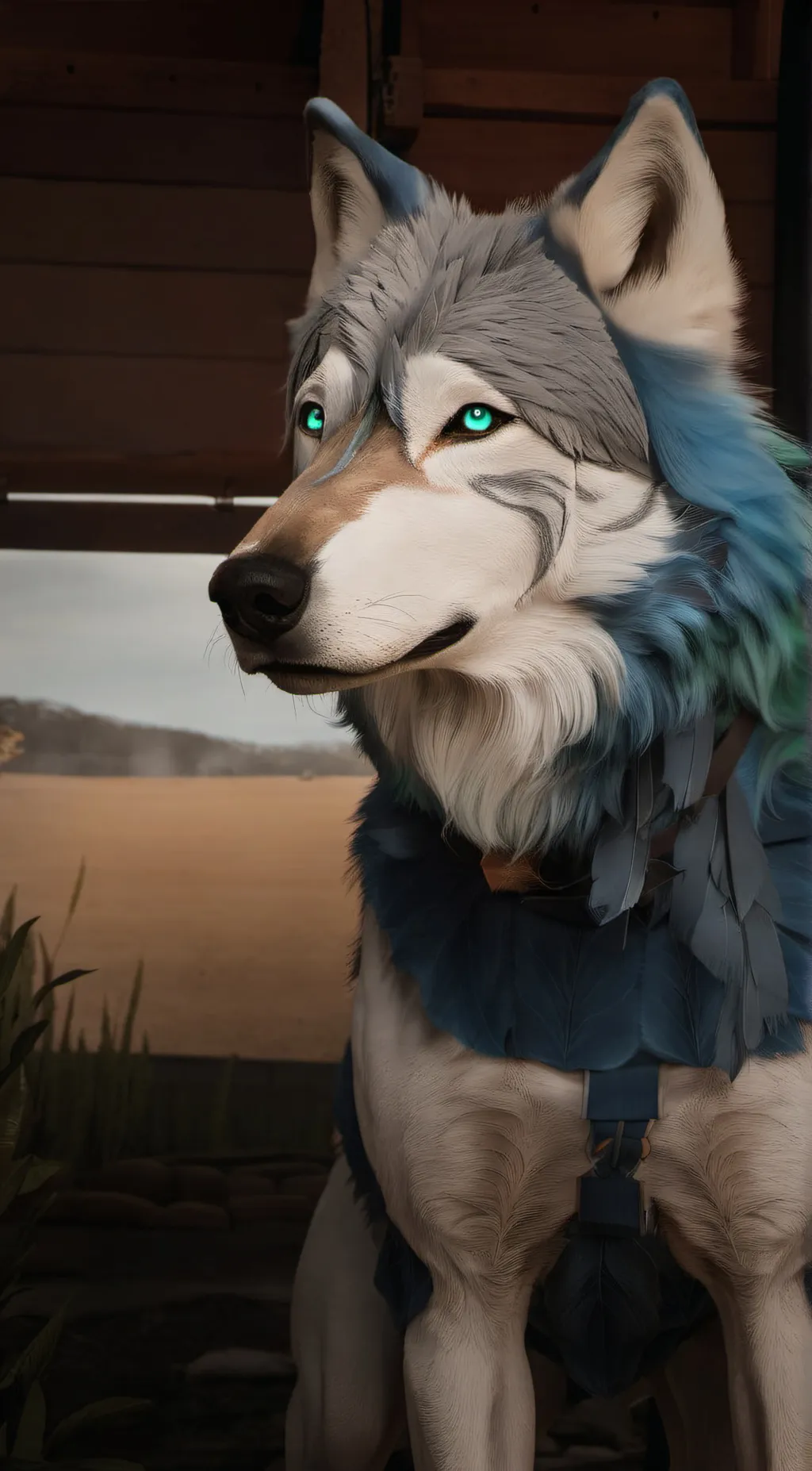 ai character: moonlight  background
