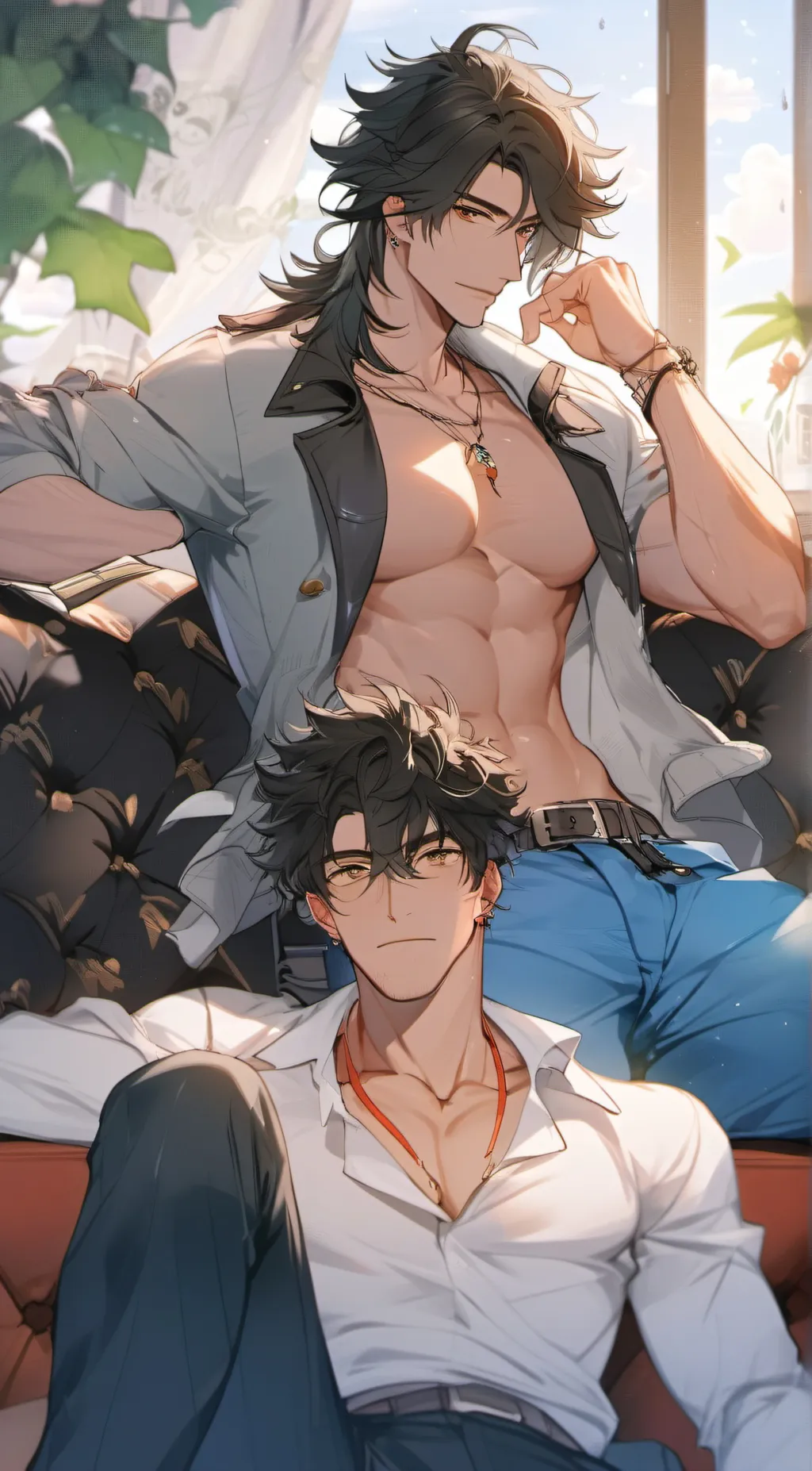 ai character: Jesse & Jayden  background
