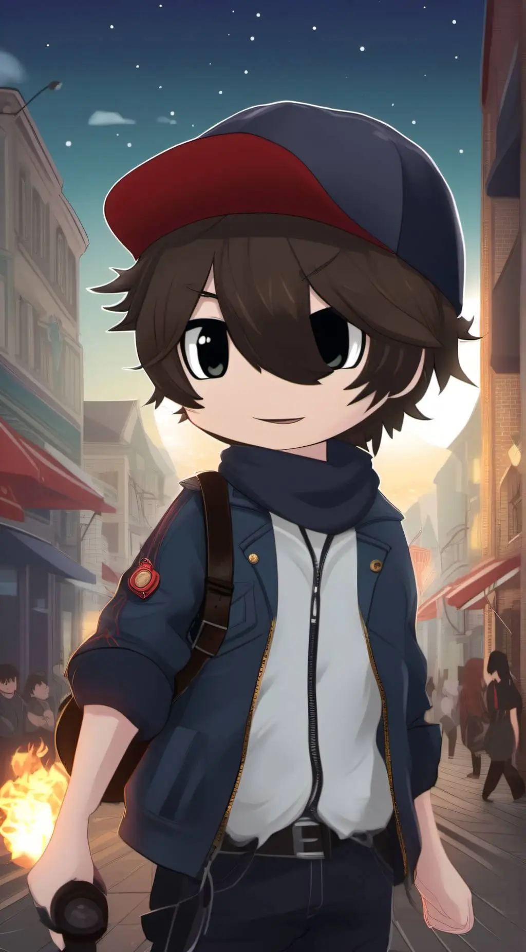 ai character: supersomething  background