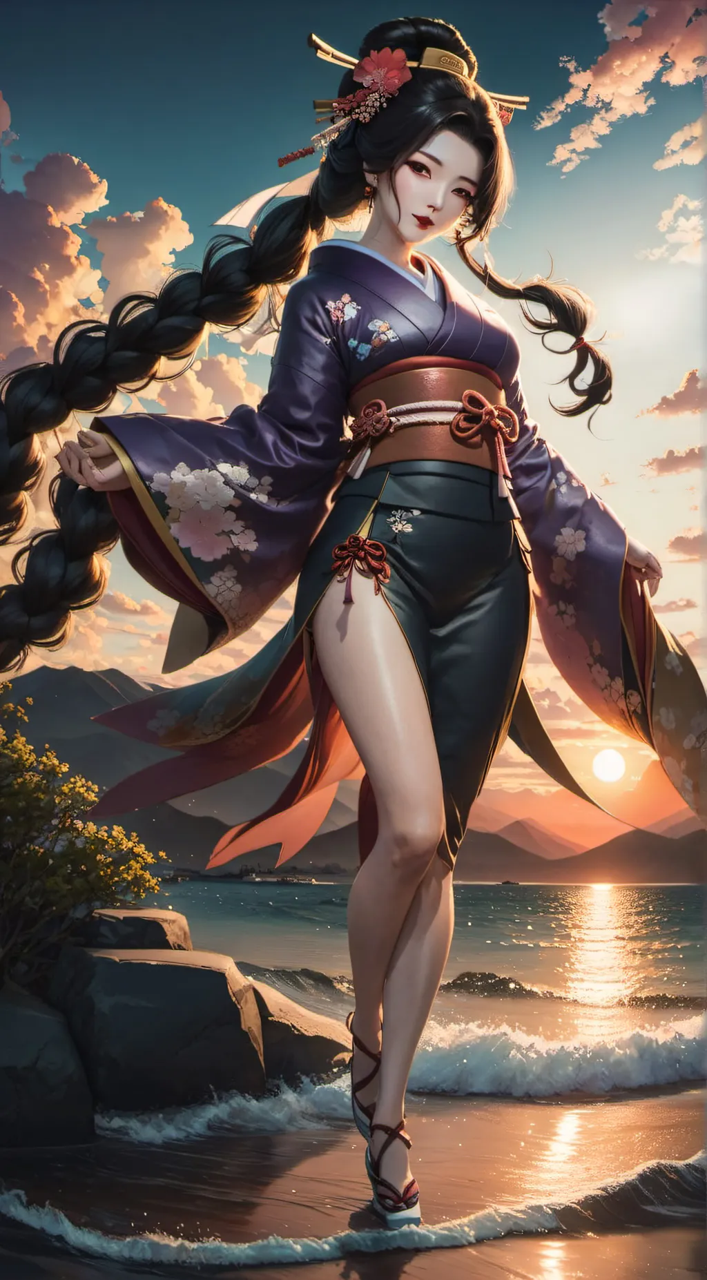 ai character: Aya background