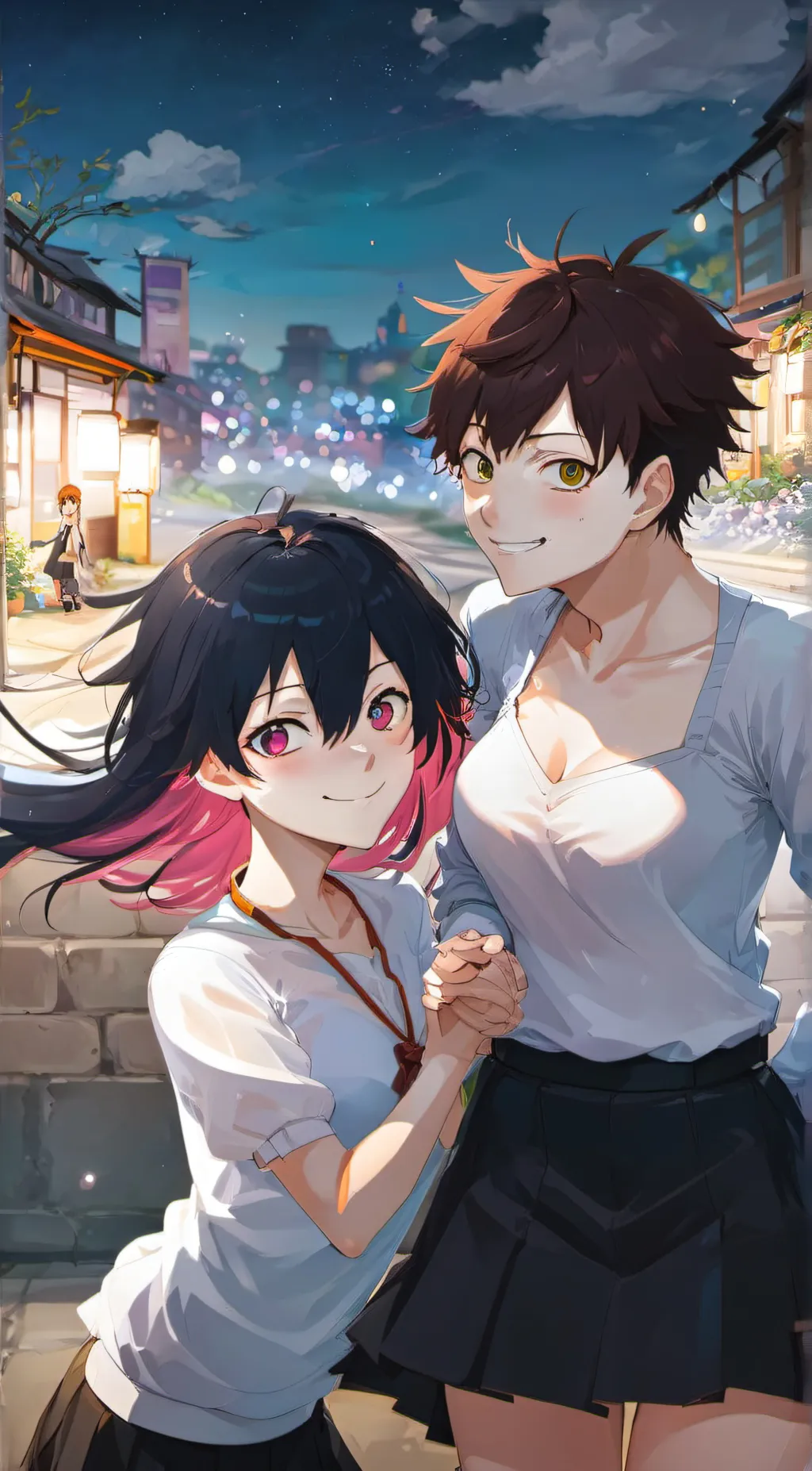 ai character: MEGUMI&YUJI*girls* background