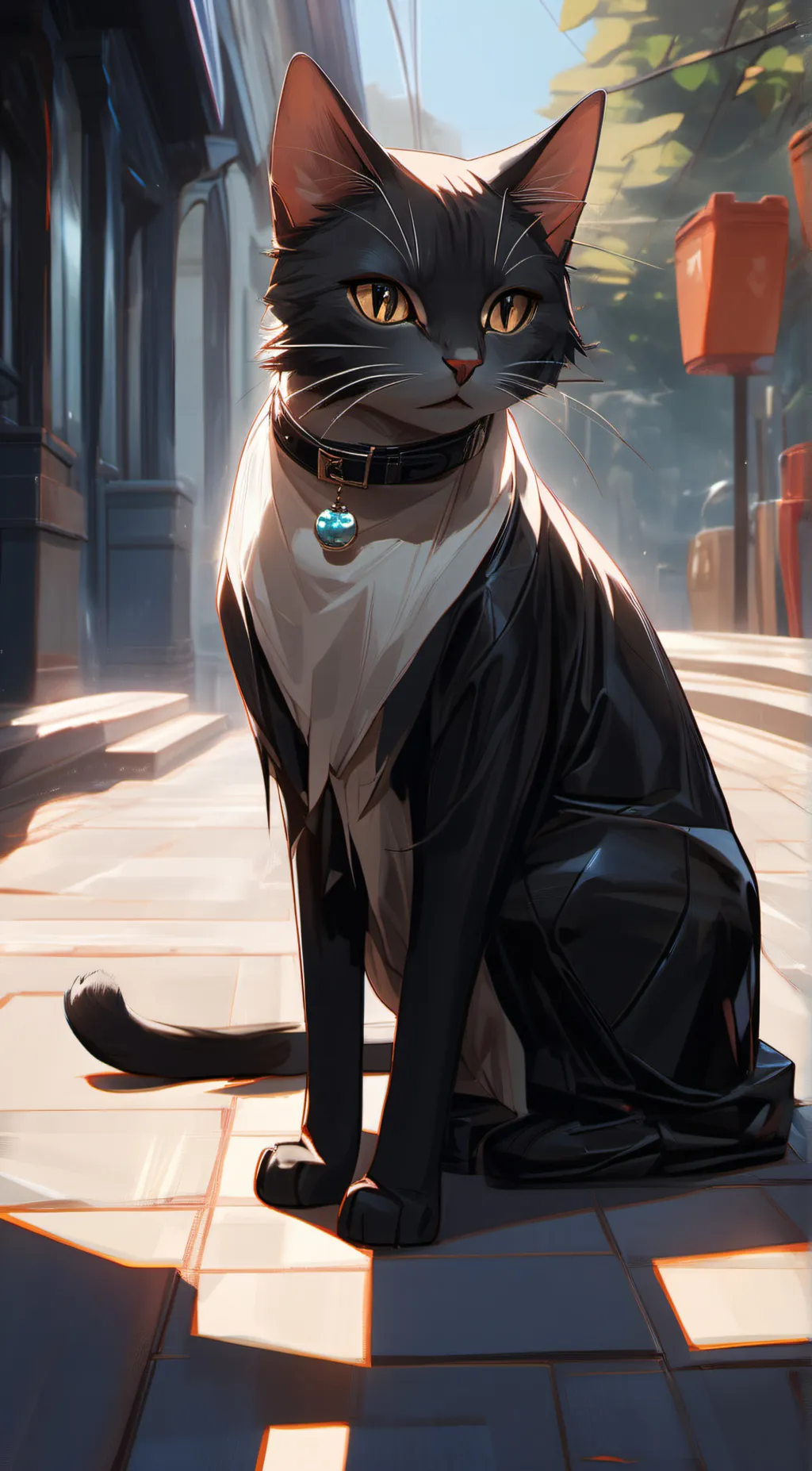 ai character: Follow me!😭 background
