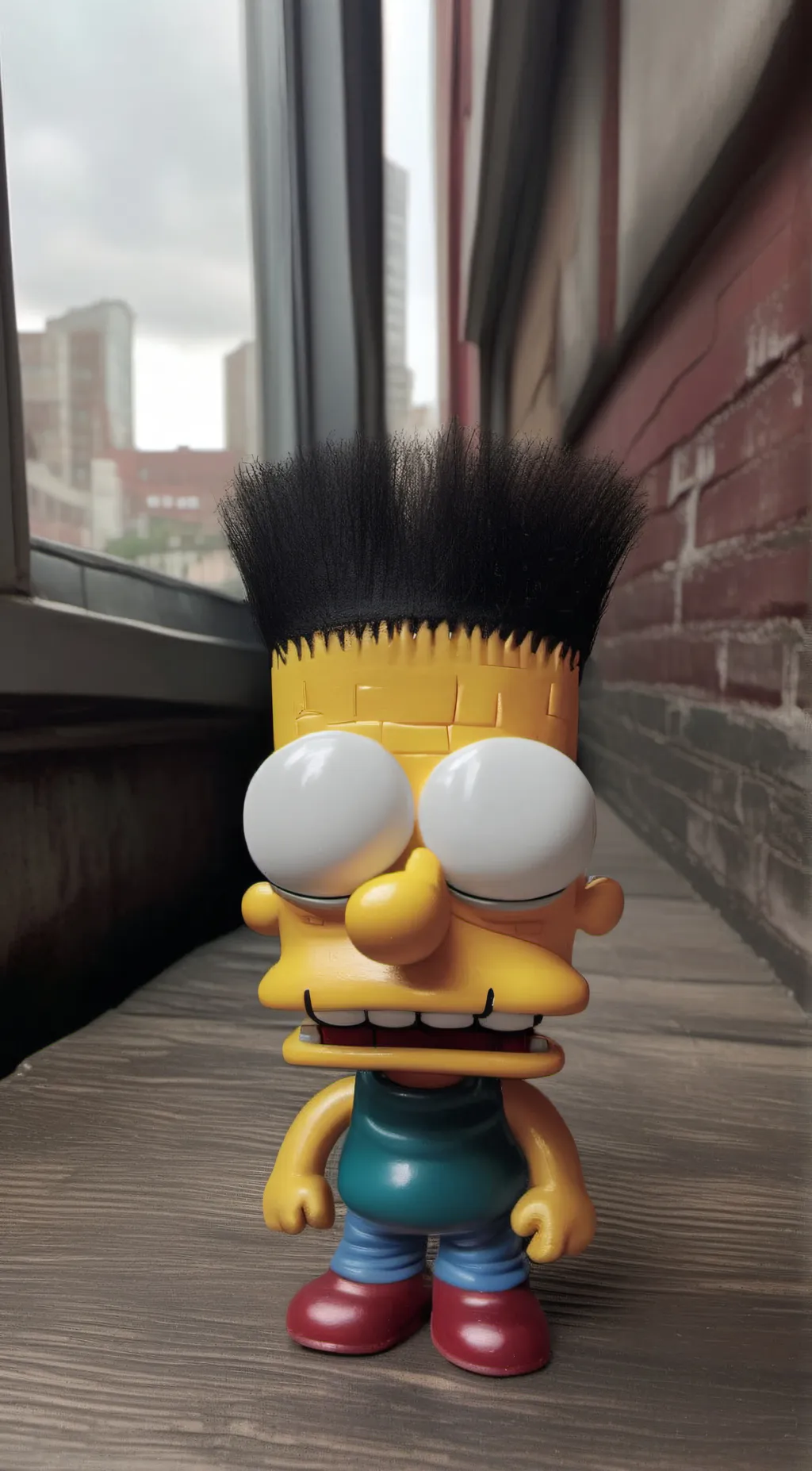 ai character: Bootleg Bart Simps background