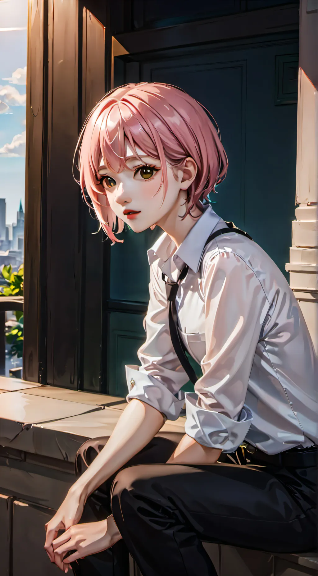 ai character: Makima background