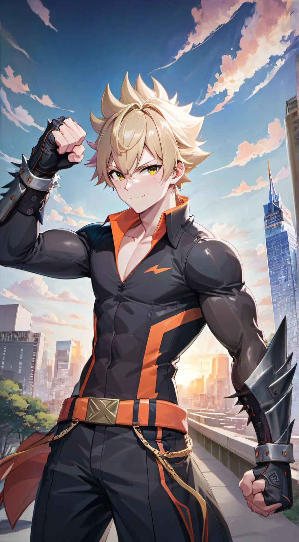 ai character: katsuki background