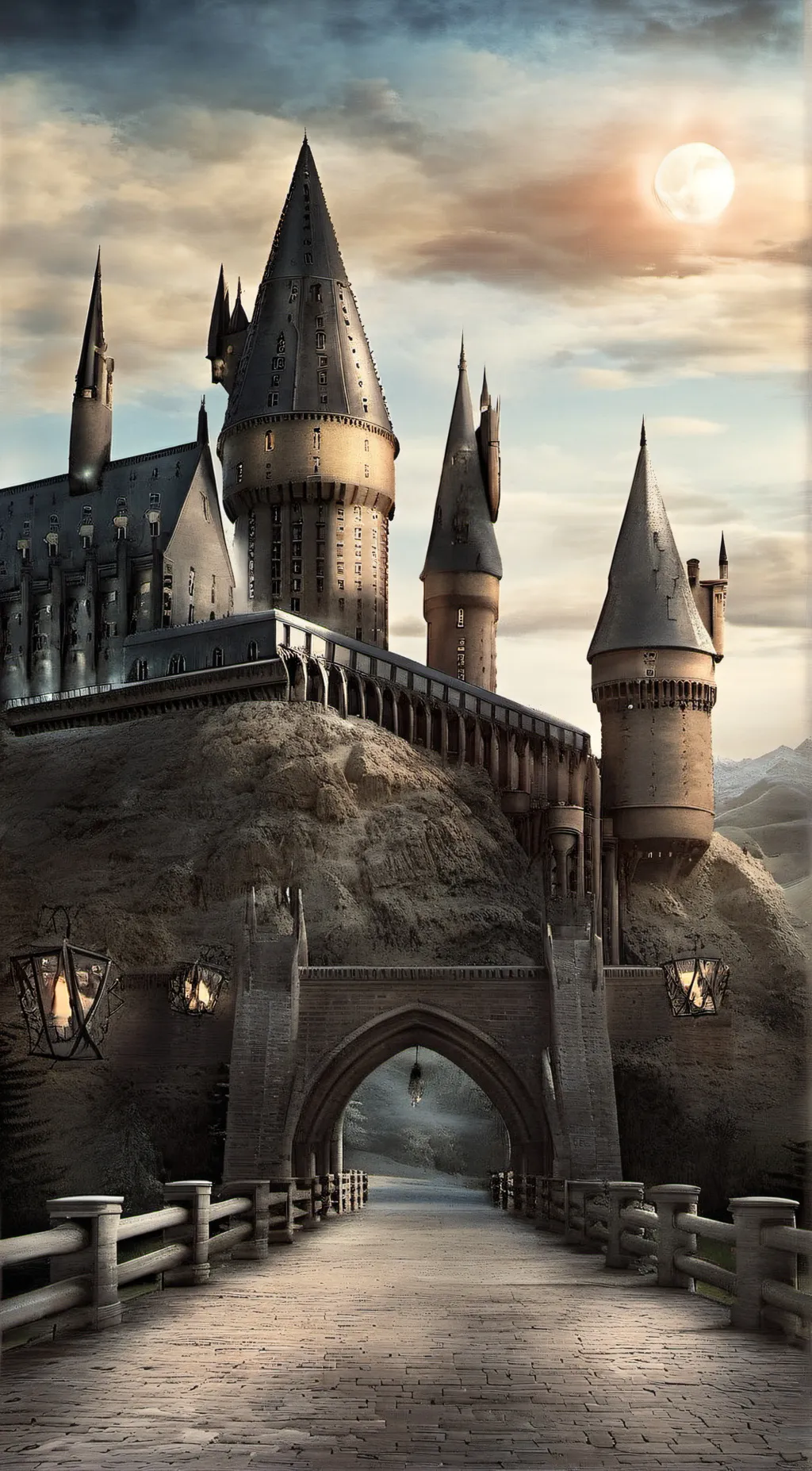 ai character: Hogwarts School  background