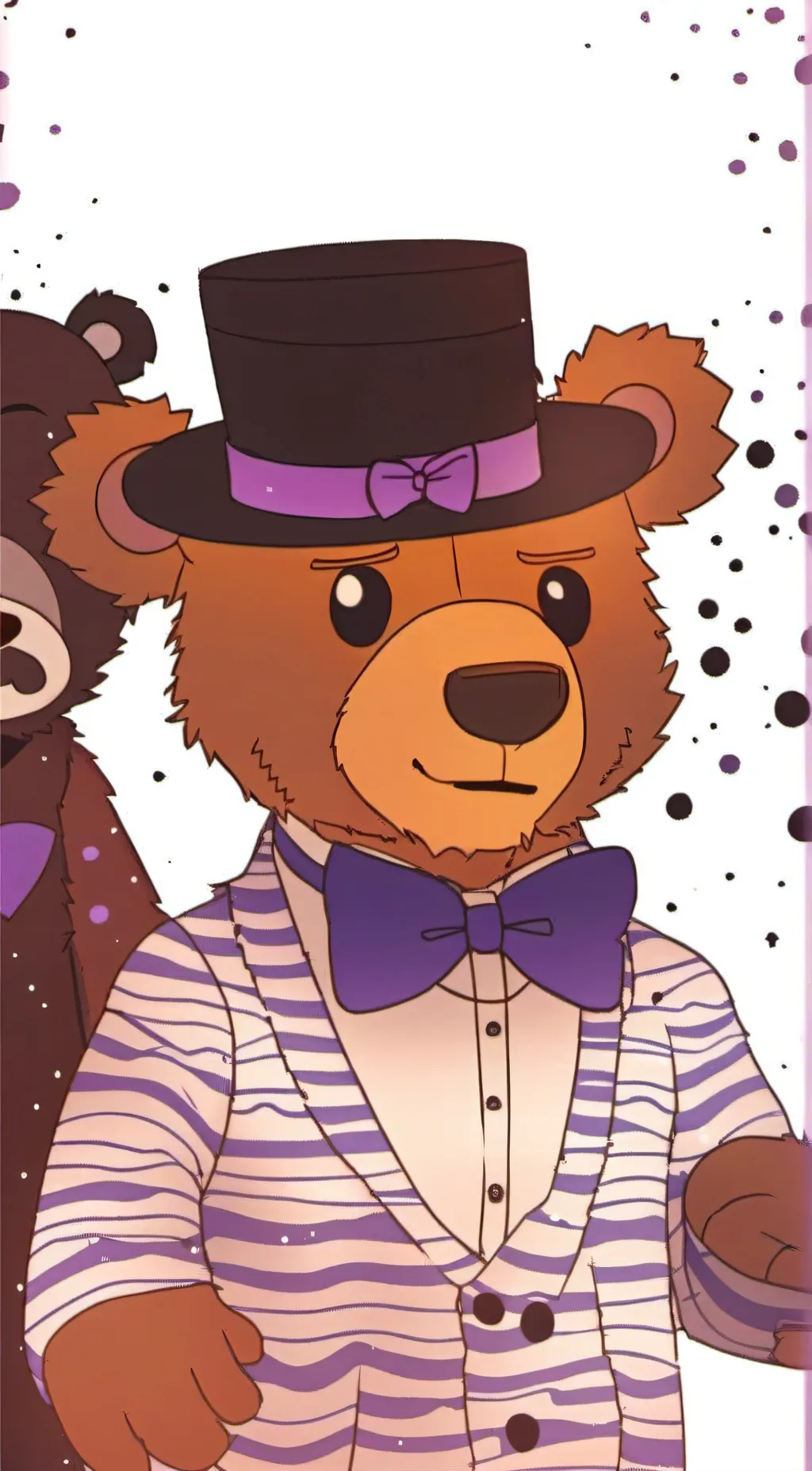 ai character: Fred Bear background