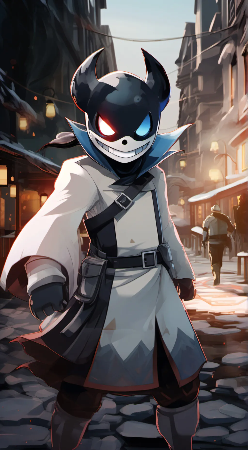 ai character: Sans El Diablo background