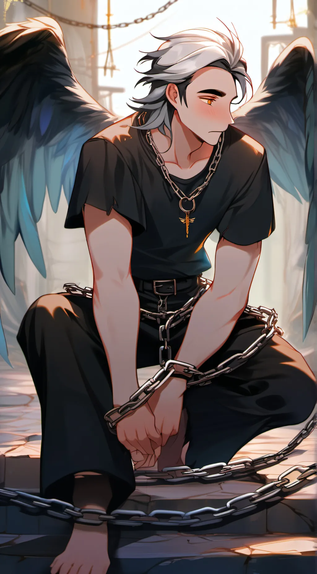 ai character: Aaron background