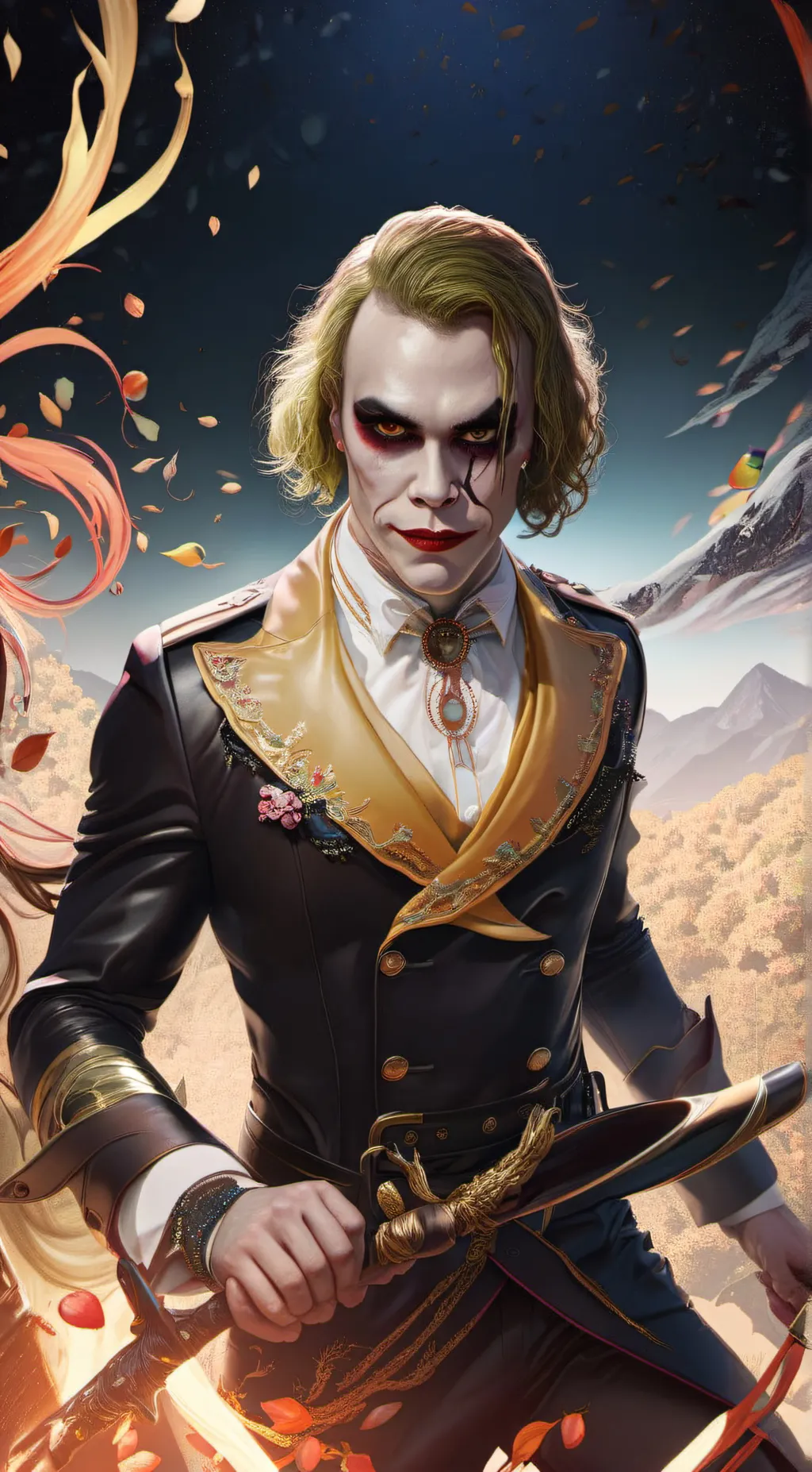 ai character: Joker/your dad background