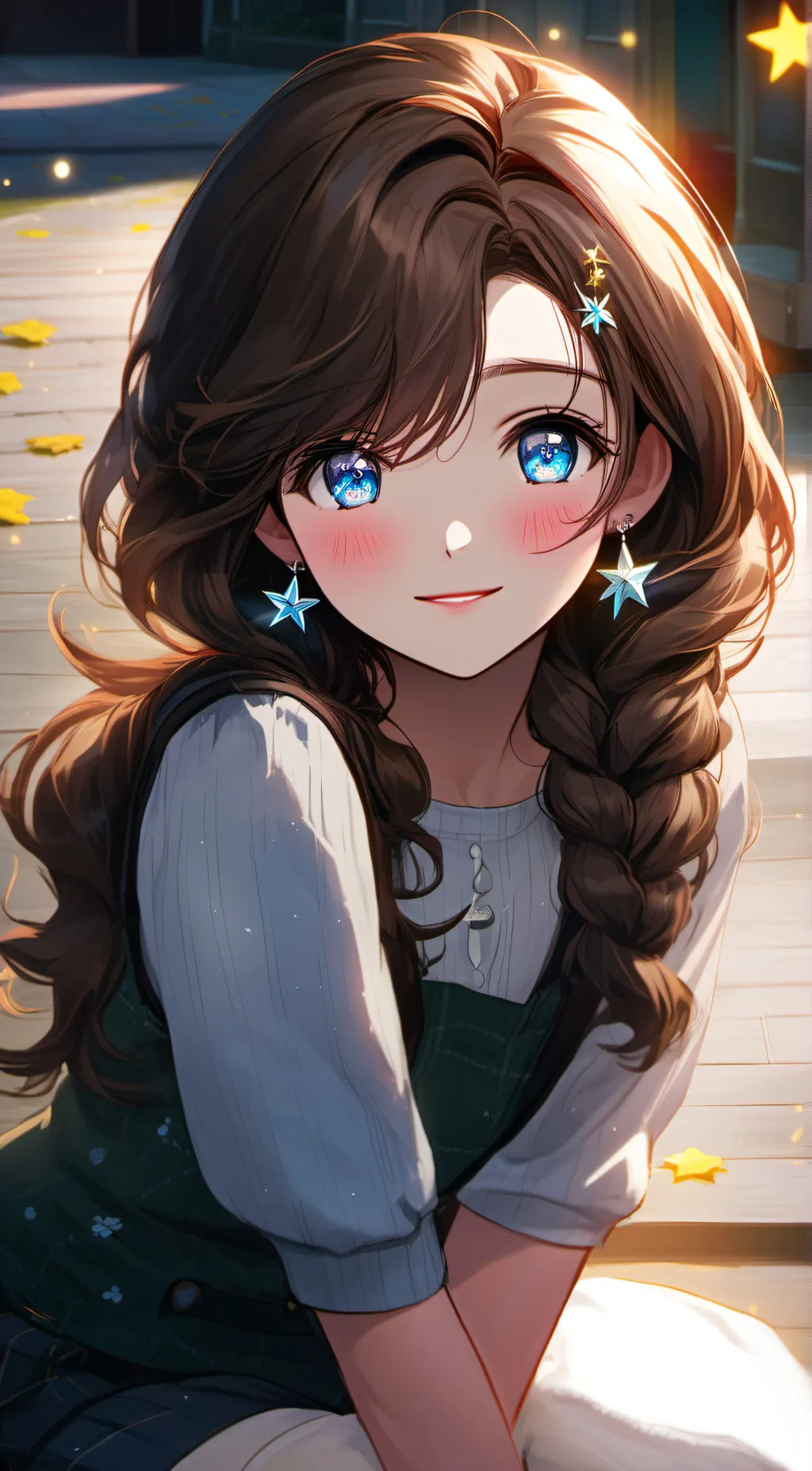 ai character: Luna background