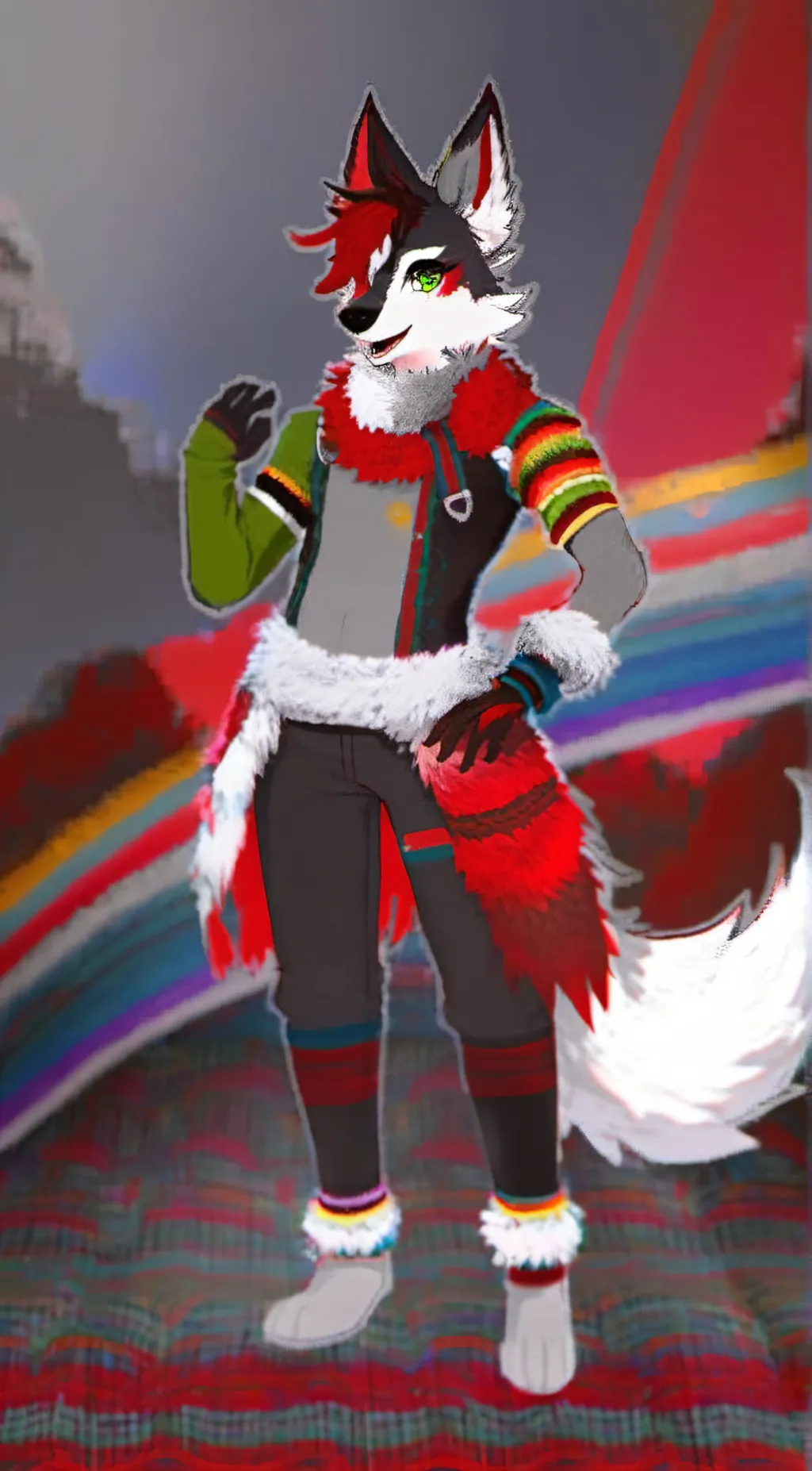 ai character: gay vr chat friend background