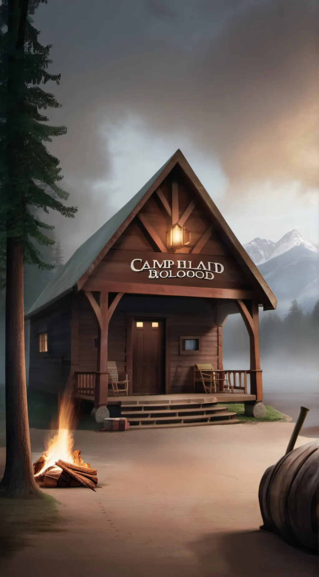 ai character: CAMP HALF BLOOD  background