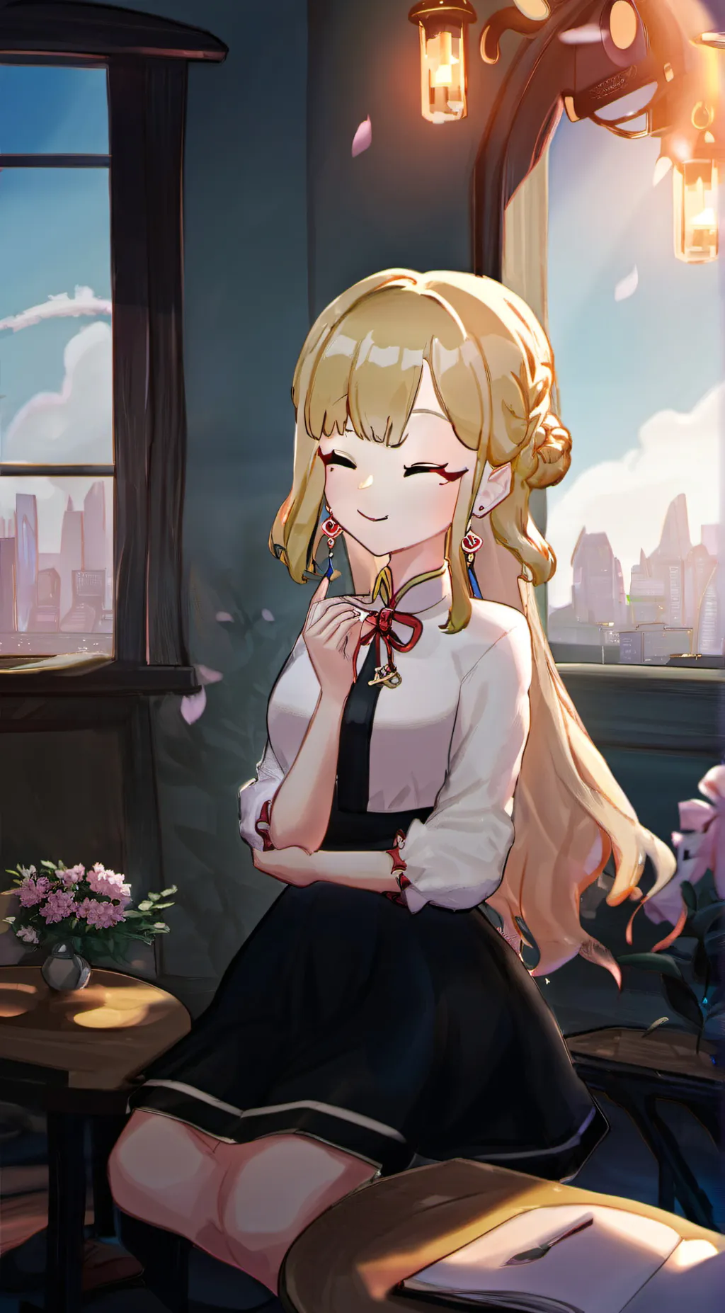 ai character: Fallon background