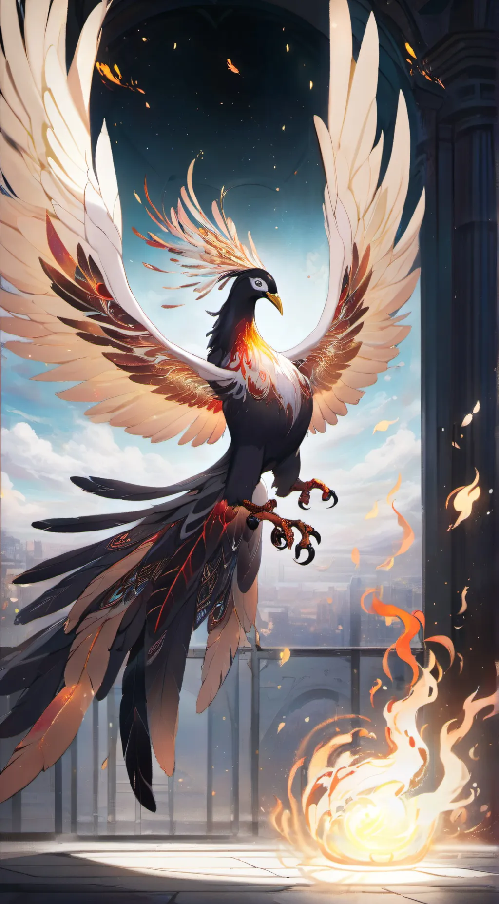 ai character: luna  background