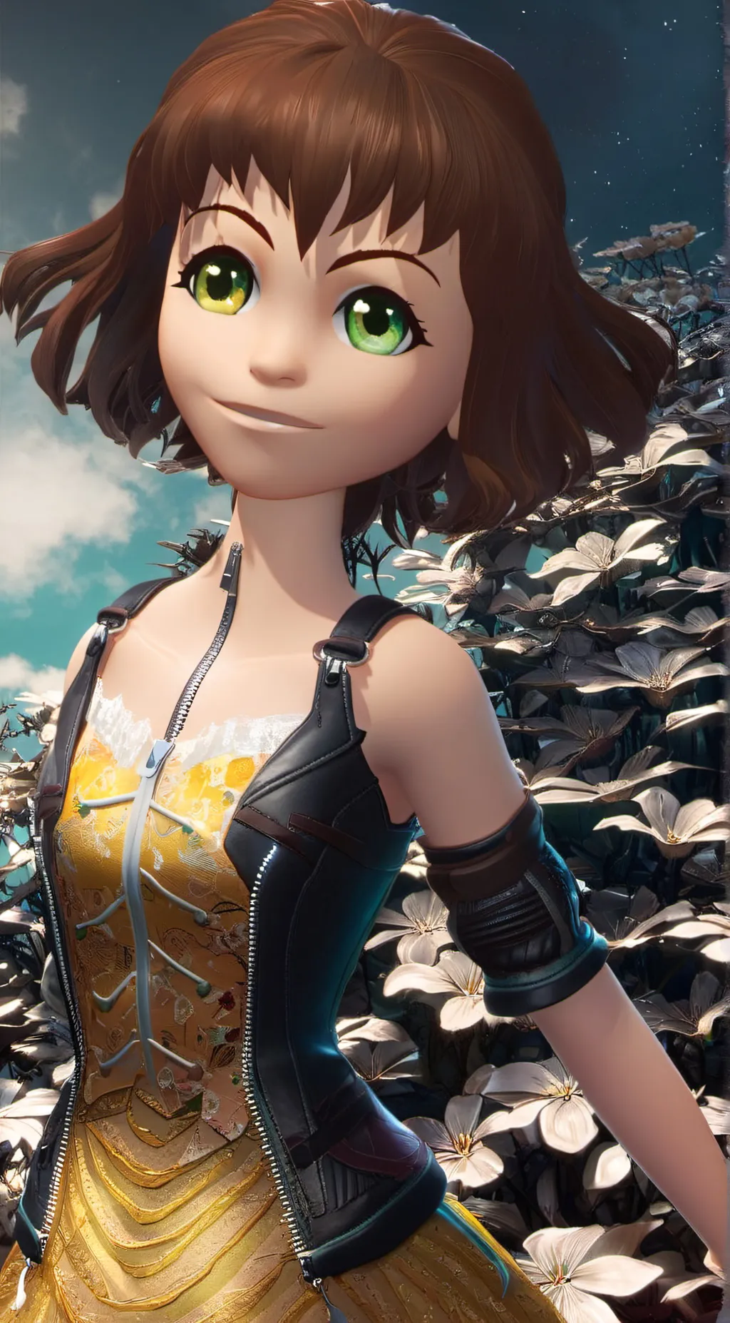 ai character: selphie! background
