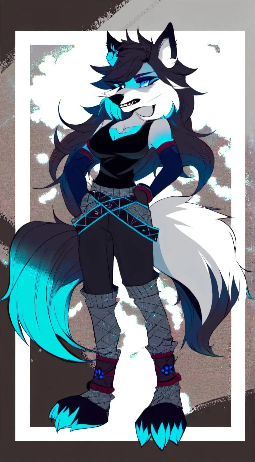 ai character: Chloe the Wolf  background