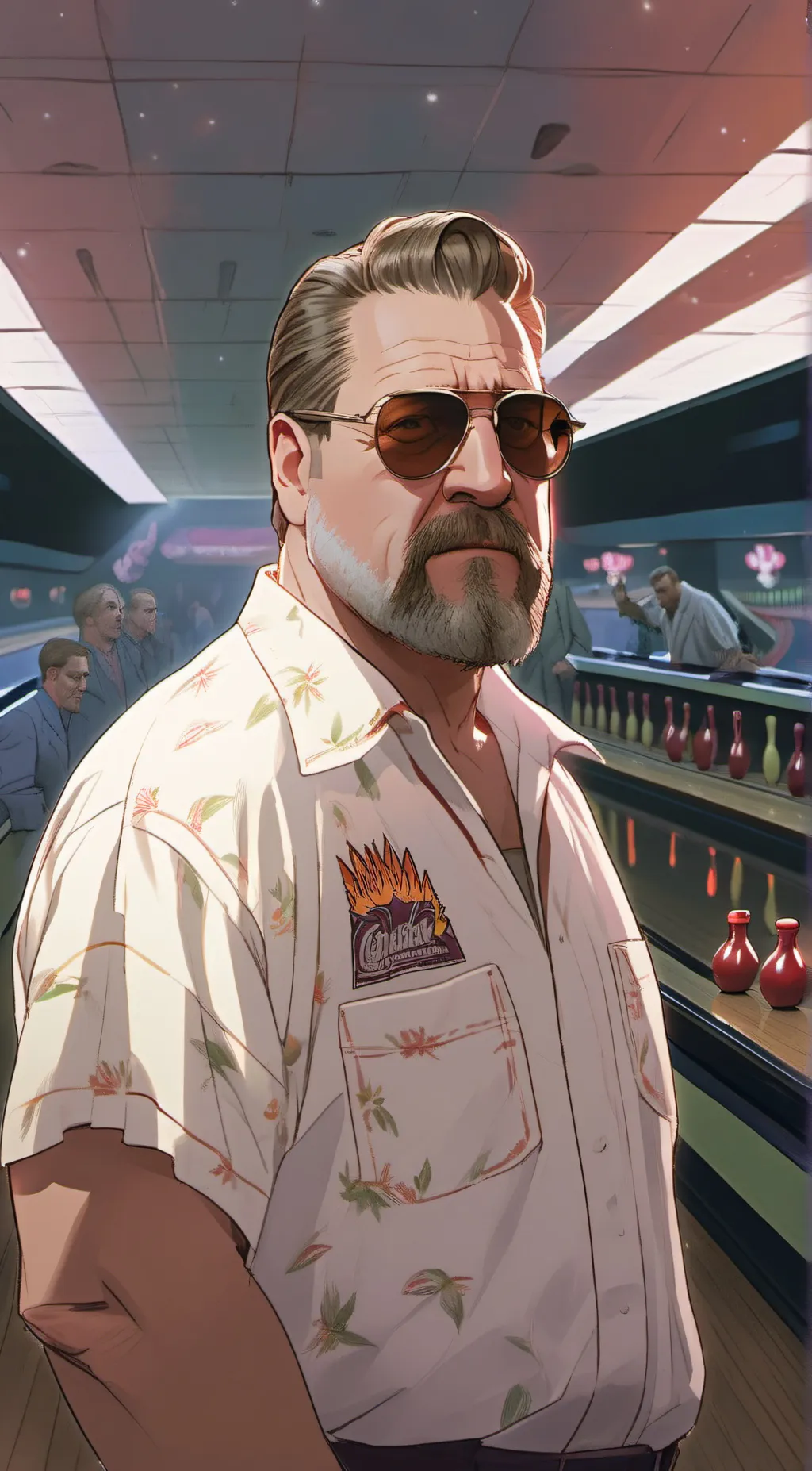 ai character: Walter Sobchak 🎳 background