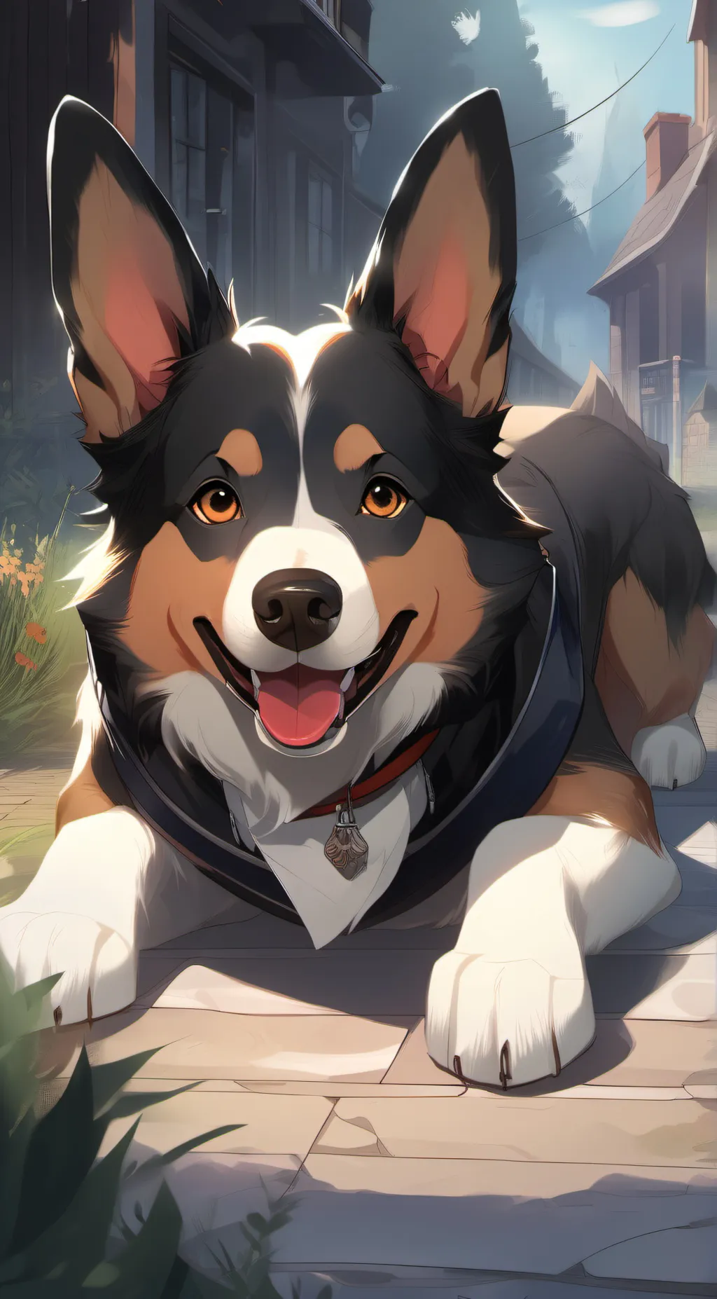 ai character: bog background
