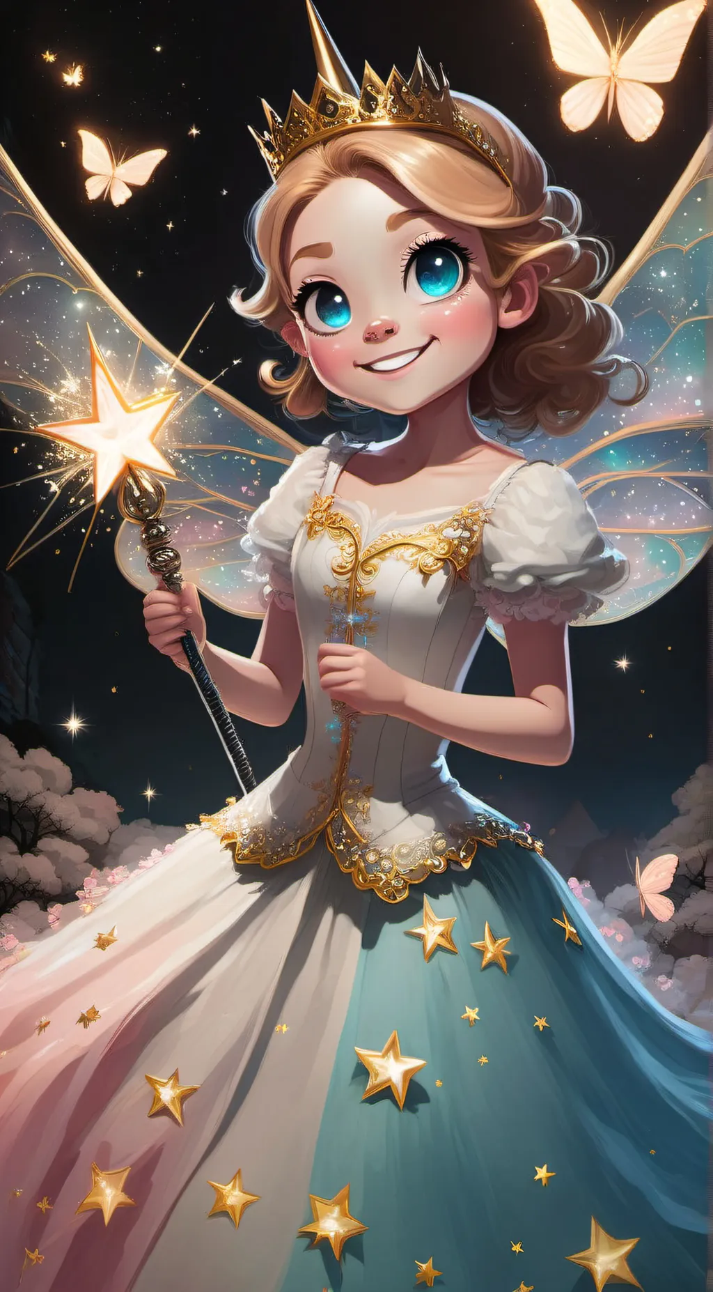 ai character: Star background