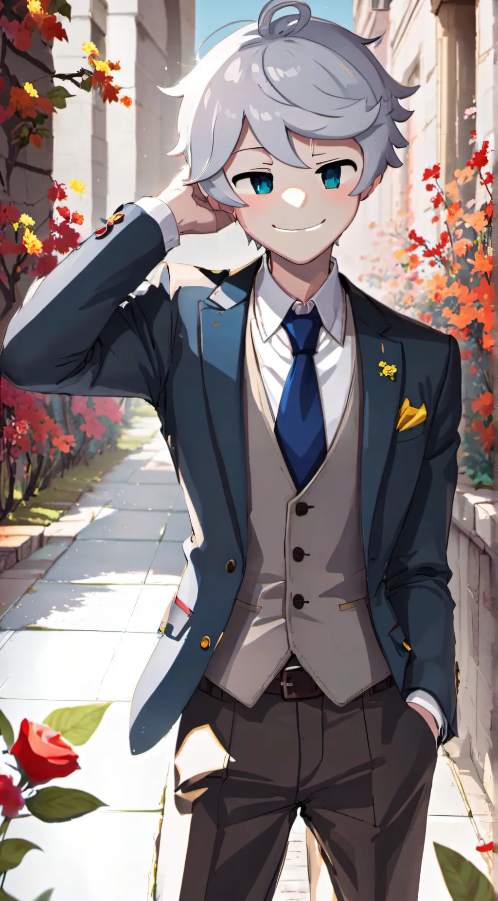 ai character: Barry background