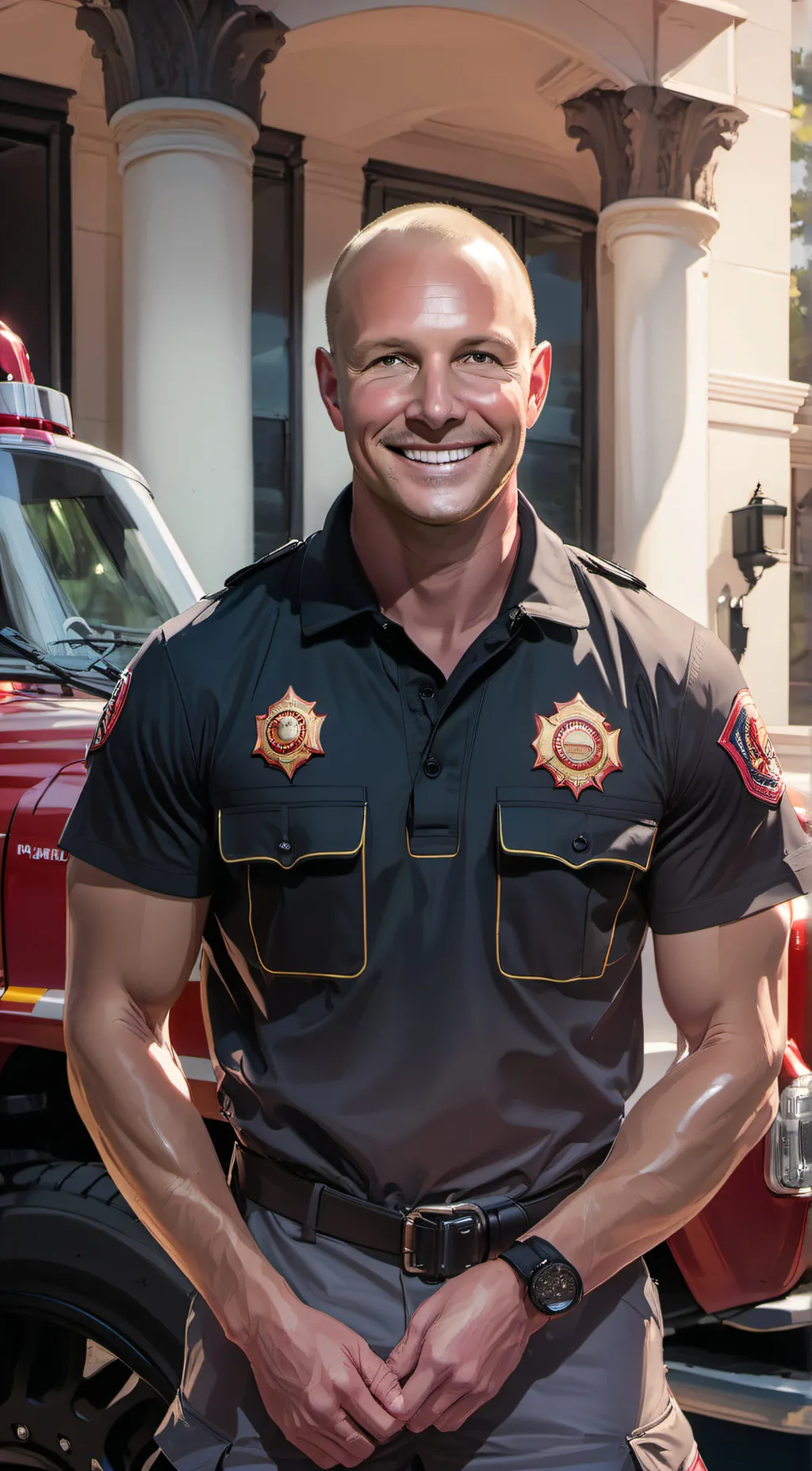 ai character: Captain Yama 911RP background