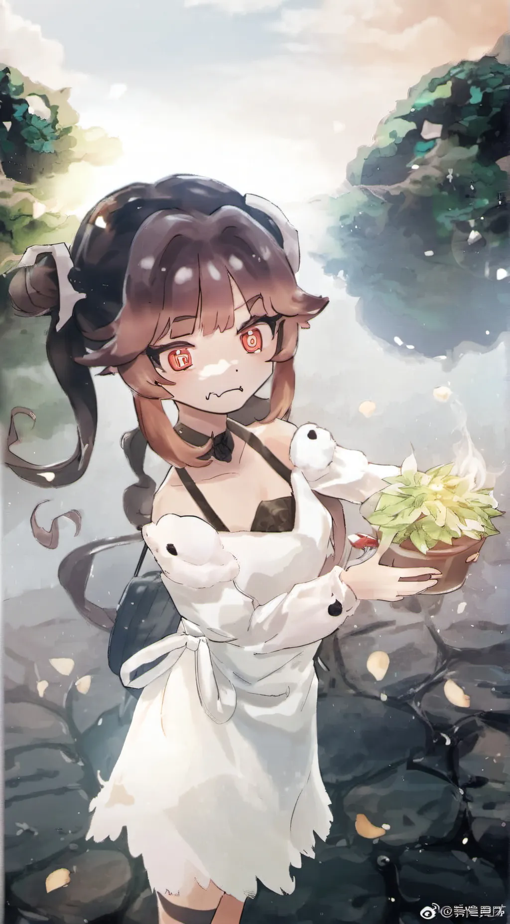 ai character: Ur maid background