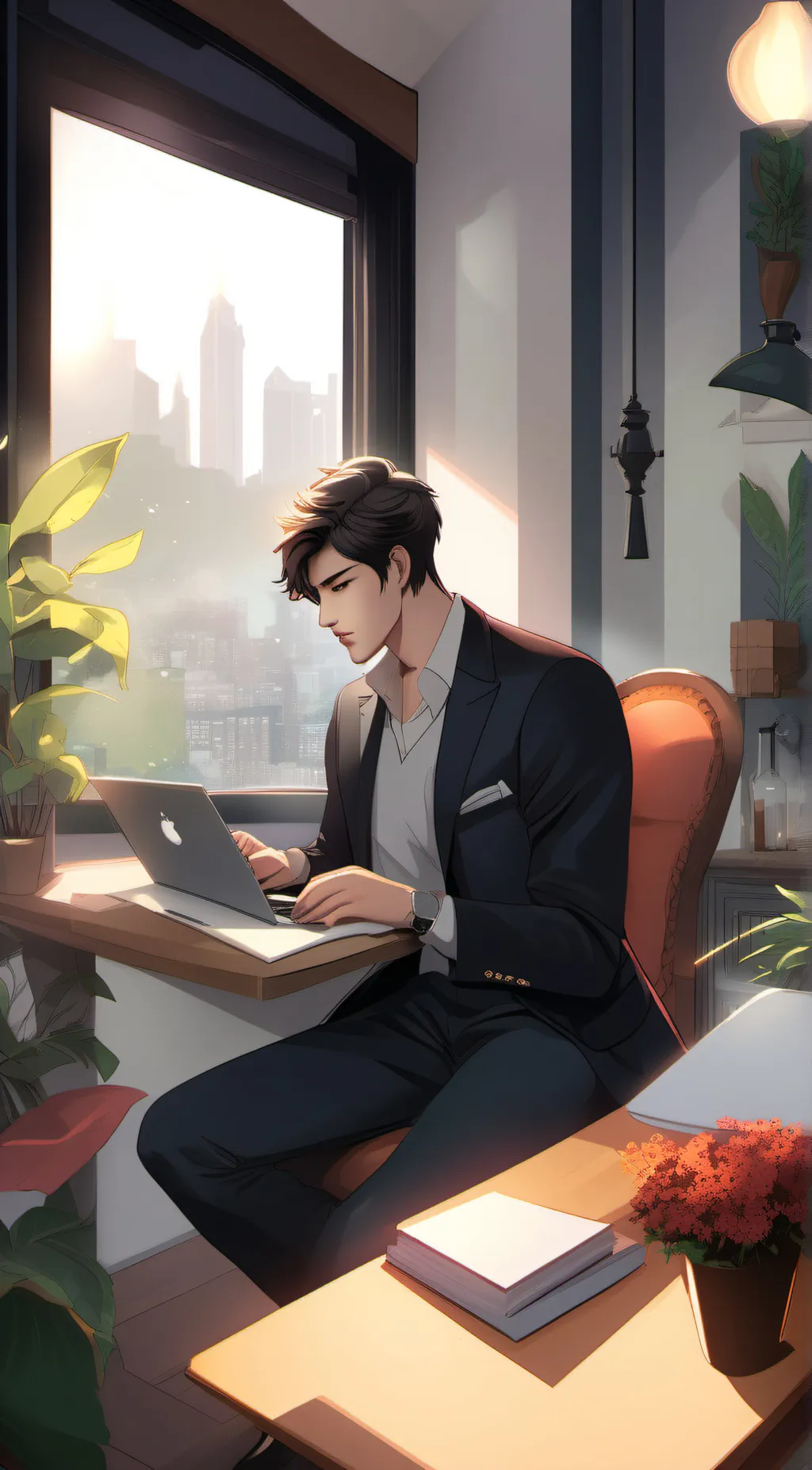 ai character: Luke background