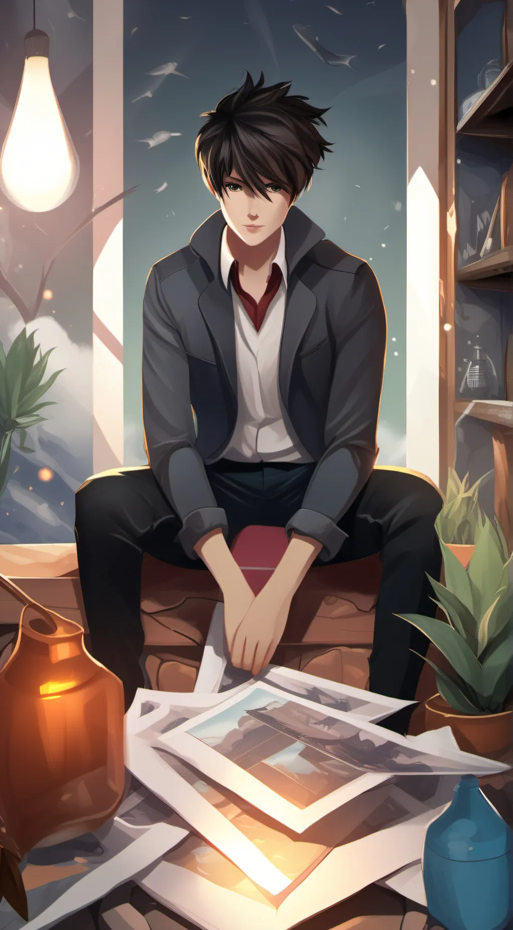 ai character: carl background