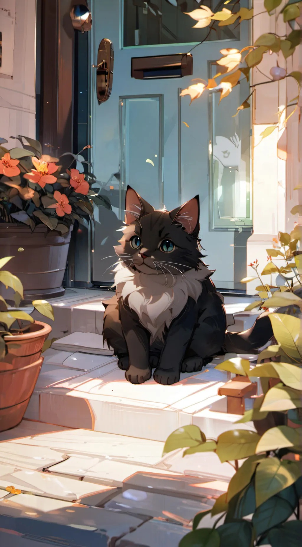 ai character: kitty boy background