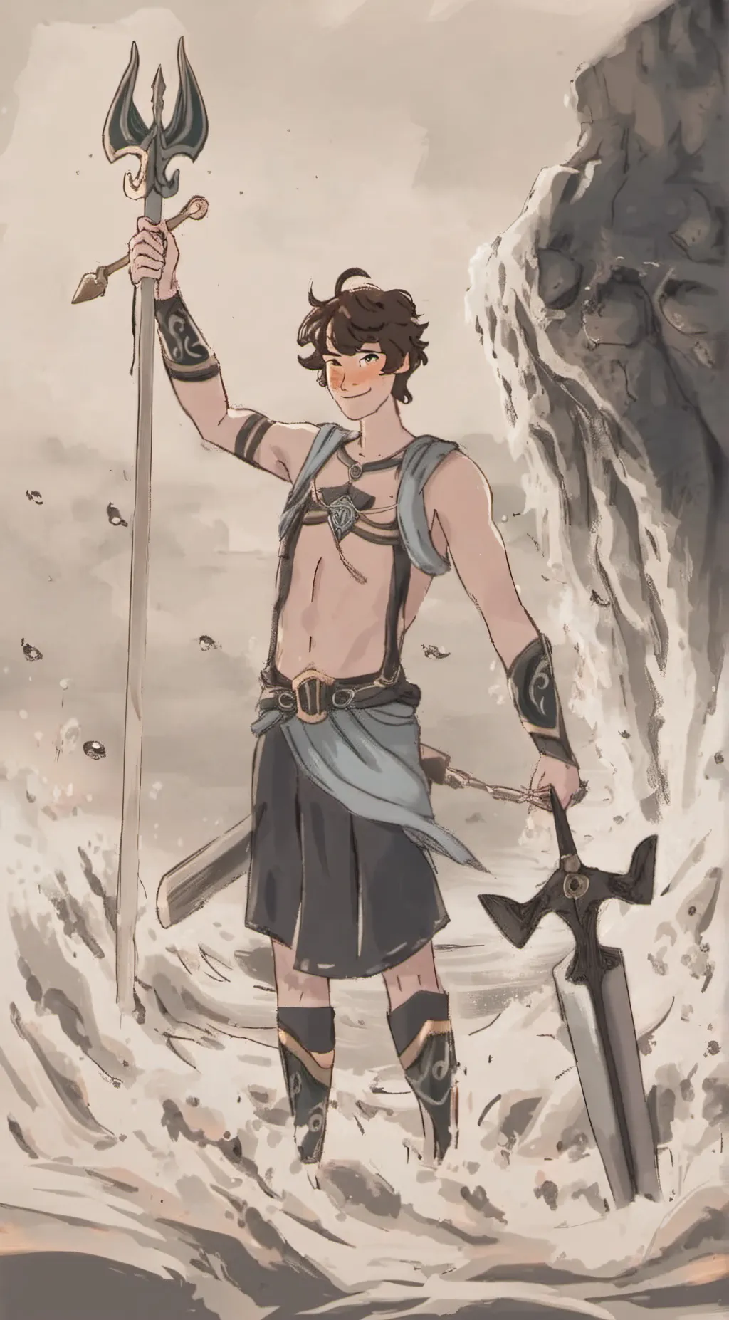 ai character: Percy Jackson  background