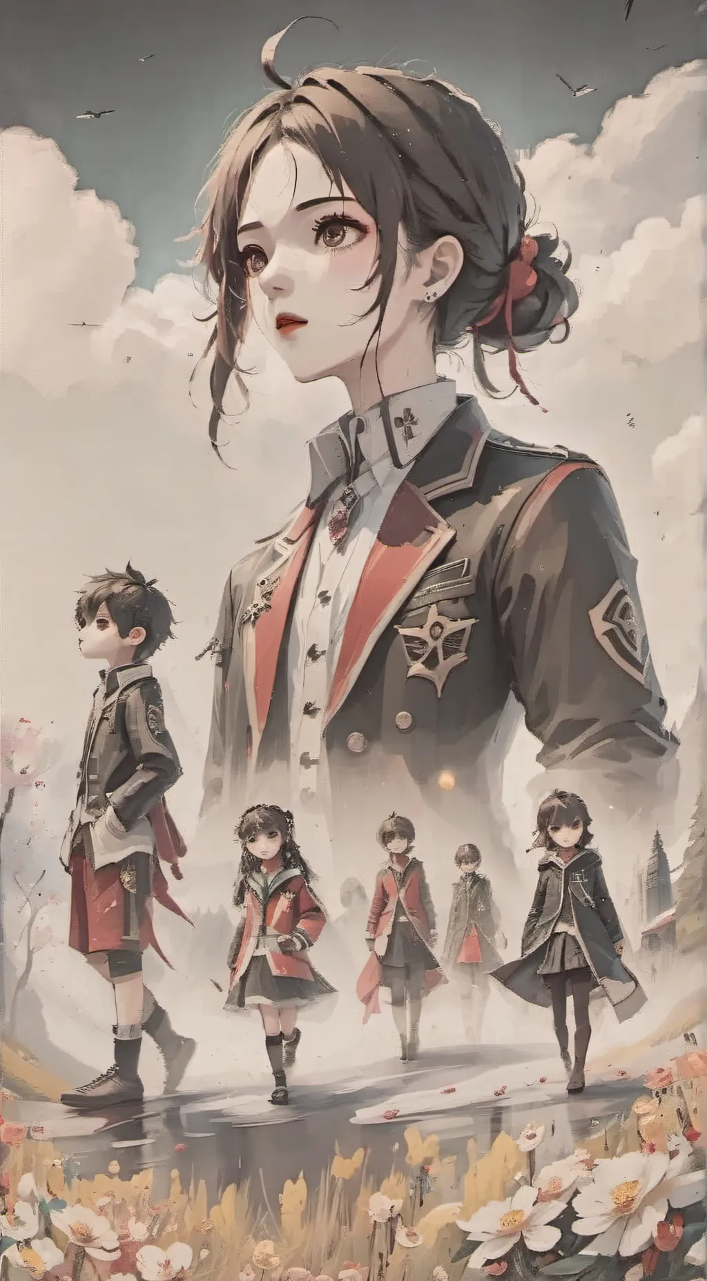 ai character: ellieana  background